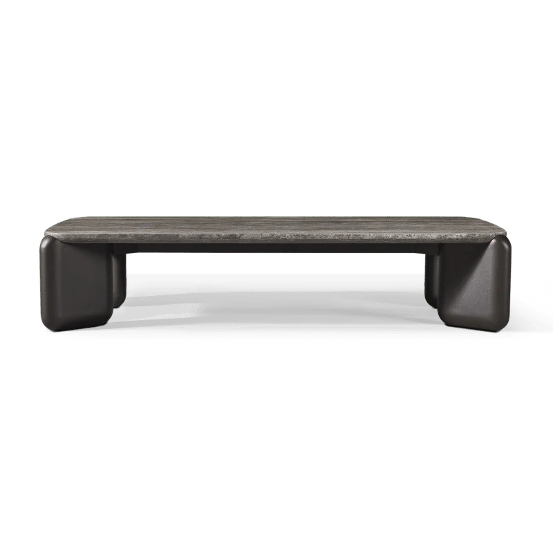 Chloe Aluminum Rectangle Coffee Table