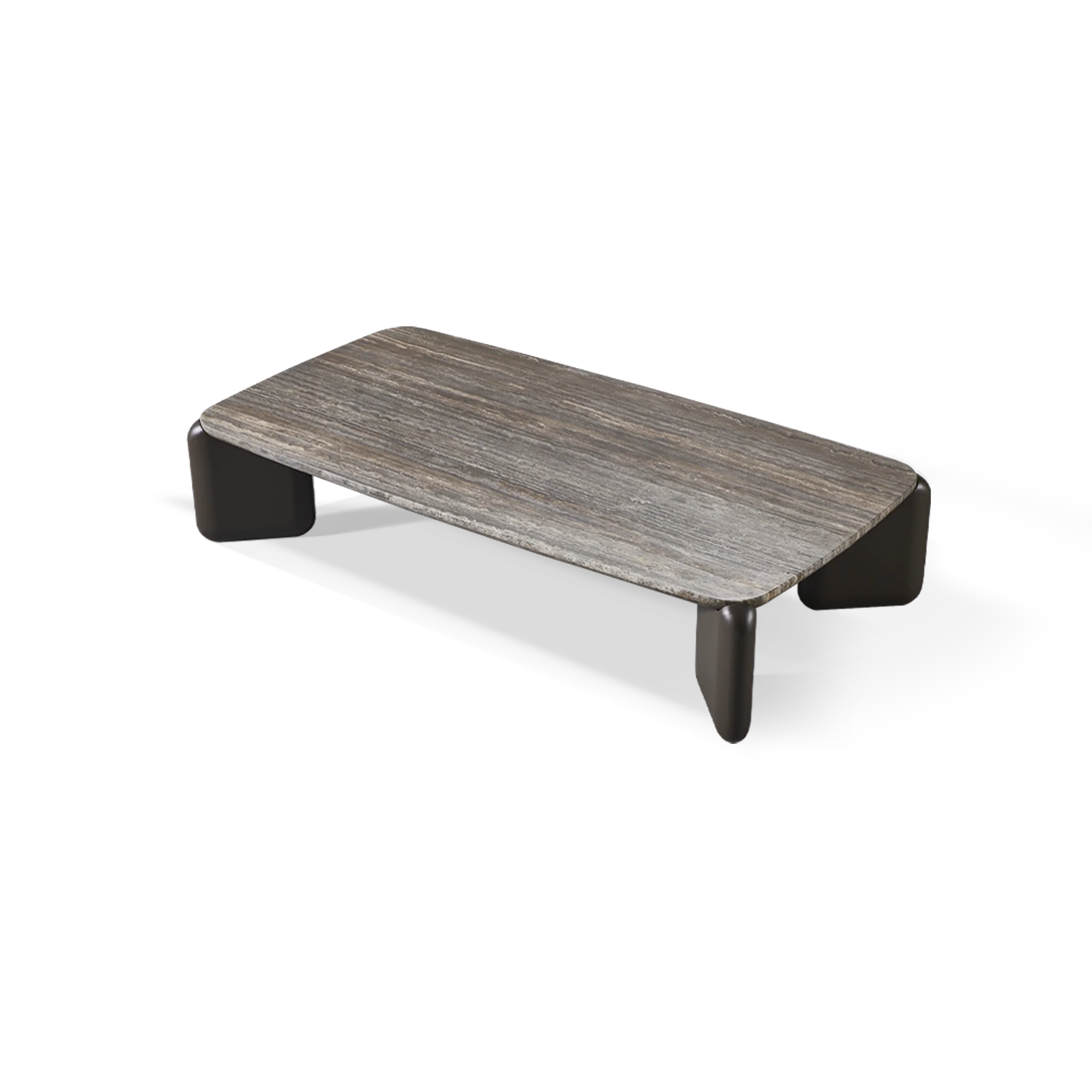 Chloe Aluminum Rectangle Coffee Table - Image 5