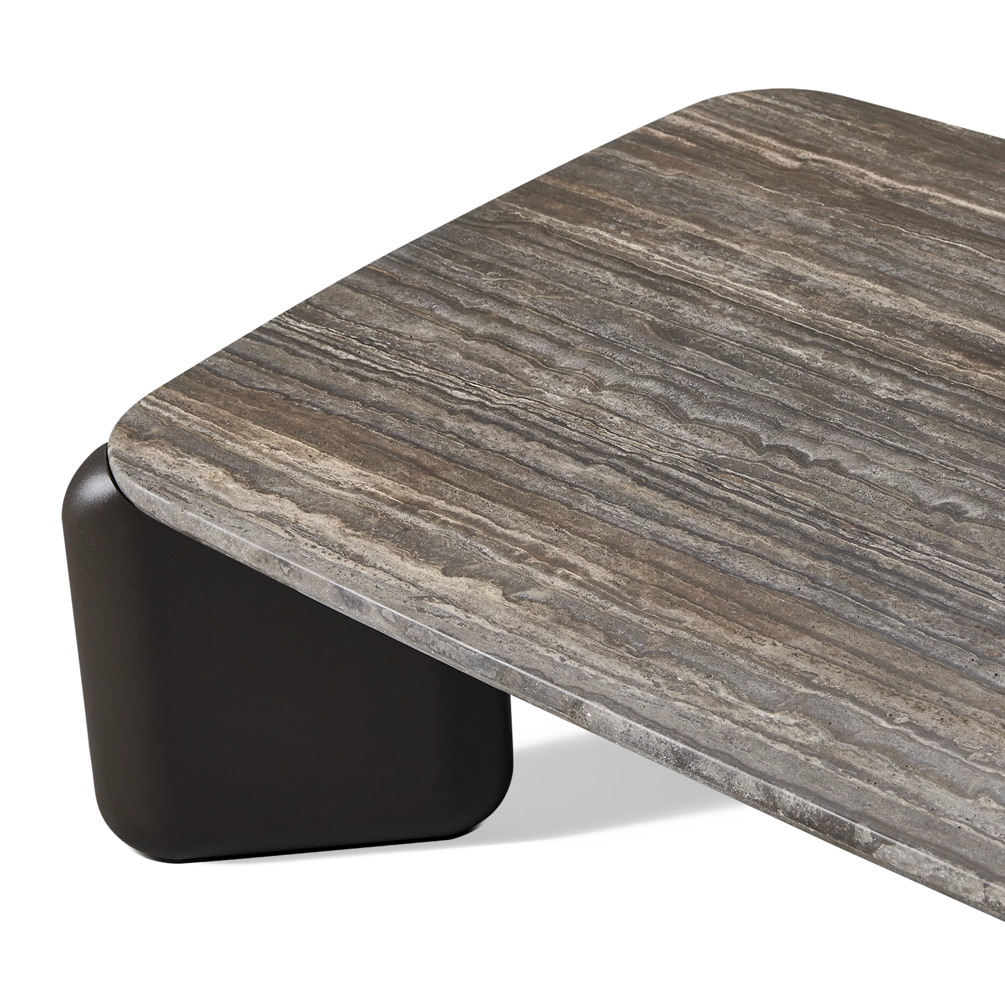 Chloe Aluminum Rectangle Coffee Table - Image 7