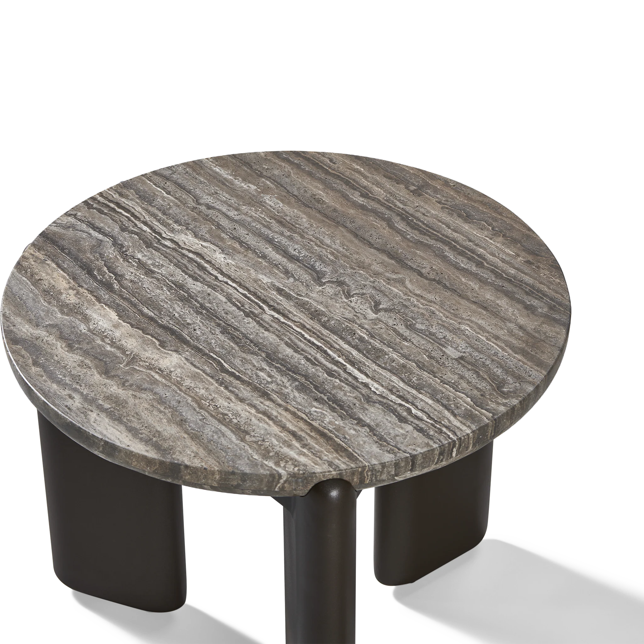 Chloe Aluminum Round Side Table - Image 9
