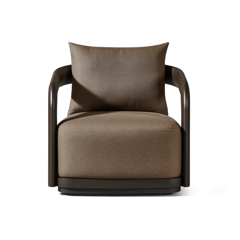 Chloe Aluminum Swivel Lounge Chair