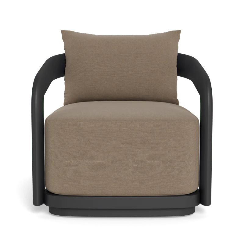 Chloe Aluminum Swivel Lounge Chair - Image 12
