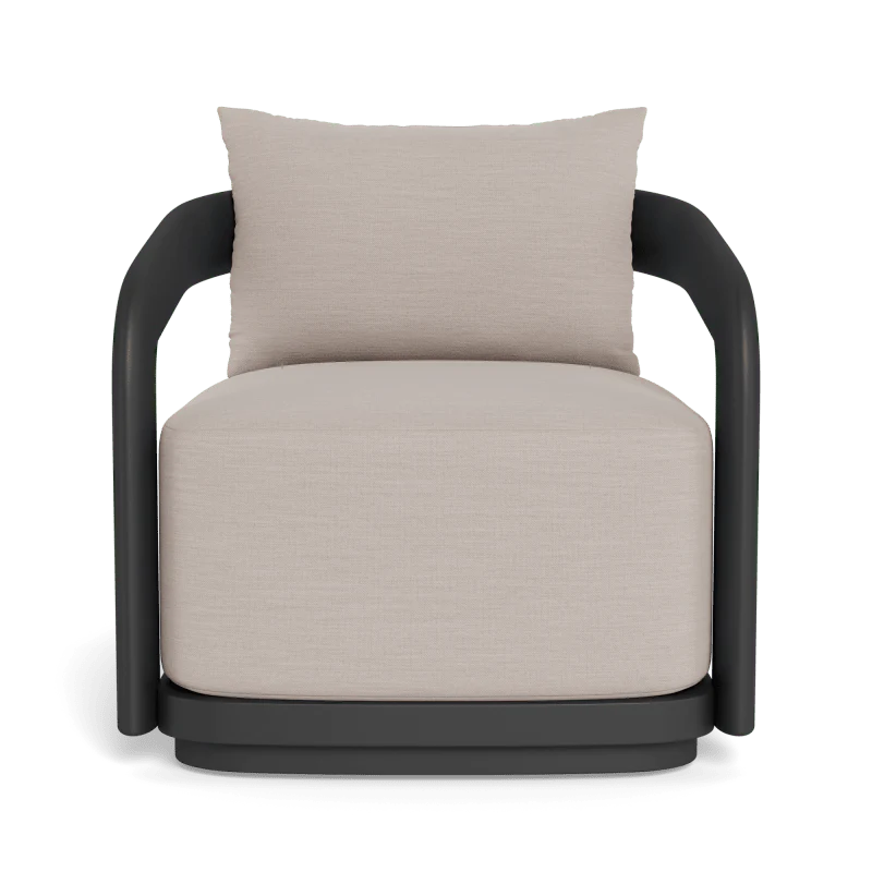 Chloe Aluminum Swivel Lounge Chair - Image 14