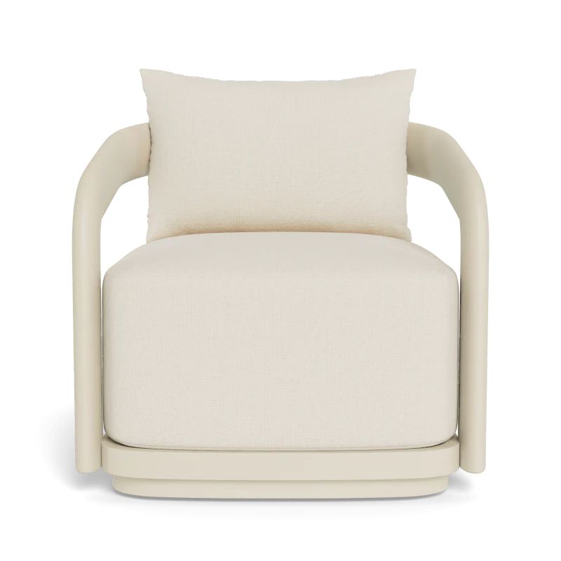 Chloe Aluminum Swivel Lounge Chair - Image 31
