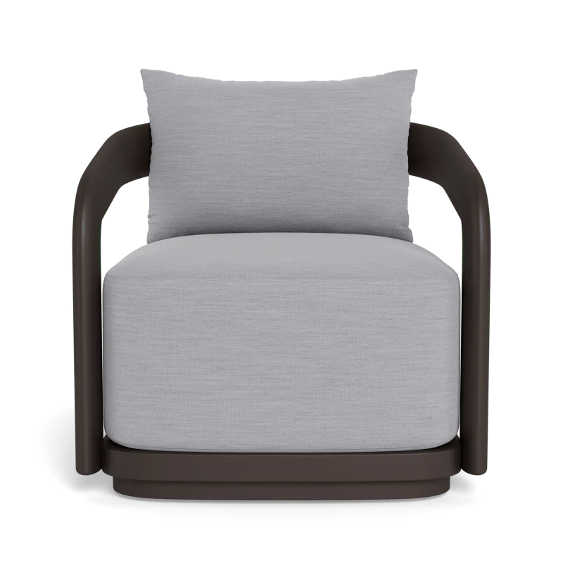 Chloe Aluminum Swivel Lounge Chair - Image 34