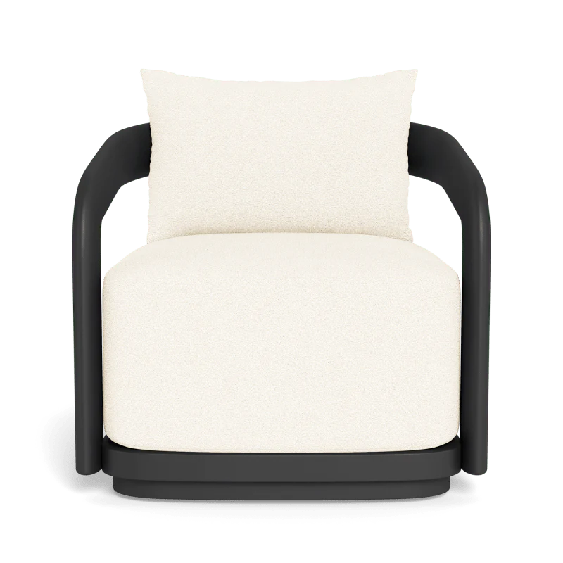 Chloe Aluminum Swivel Lounge Chair - Image 37