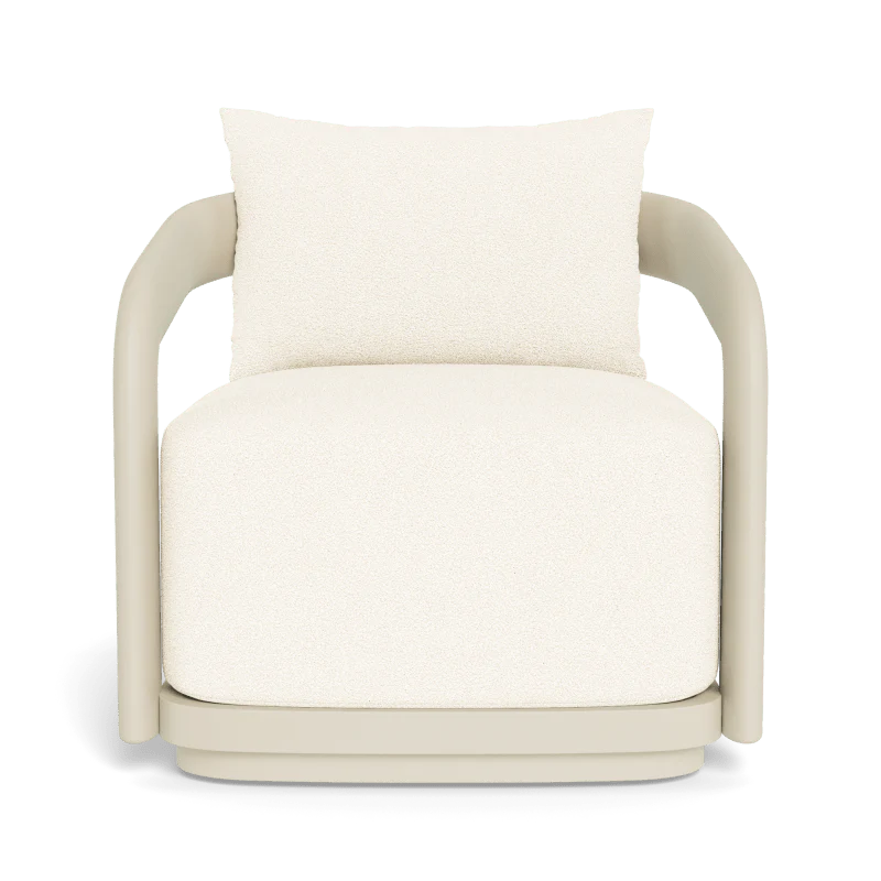 Chloe Aluminum Swivel Lounge Chair - Image 38