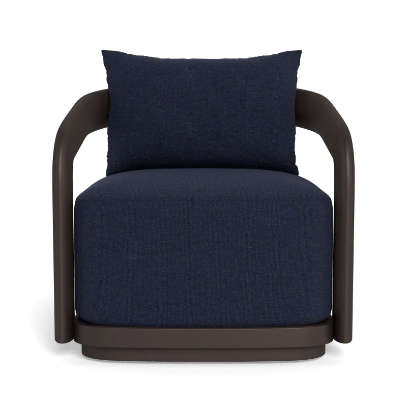 Chloe Aluminum Swivel Lounge Chair - Image 44