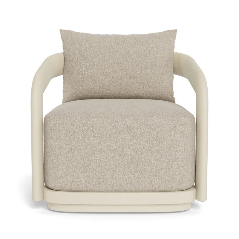 Chloe Aluminum Swivel Lounge Chair - Image 9