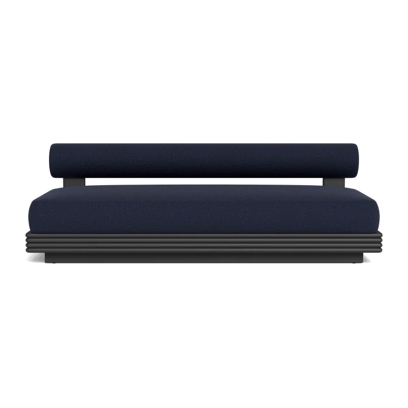 Collins Aluminum 2 Seat Armless Sofa - Image 20
