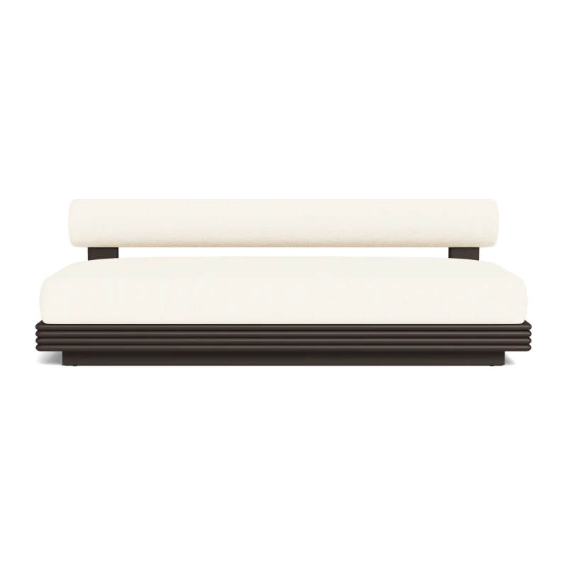 Collins Aluminum 2 Seat Armless Sofa - Image 42