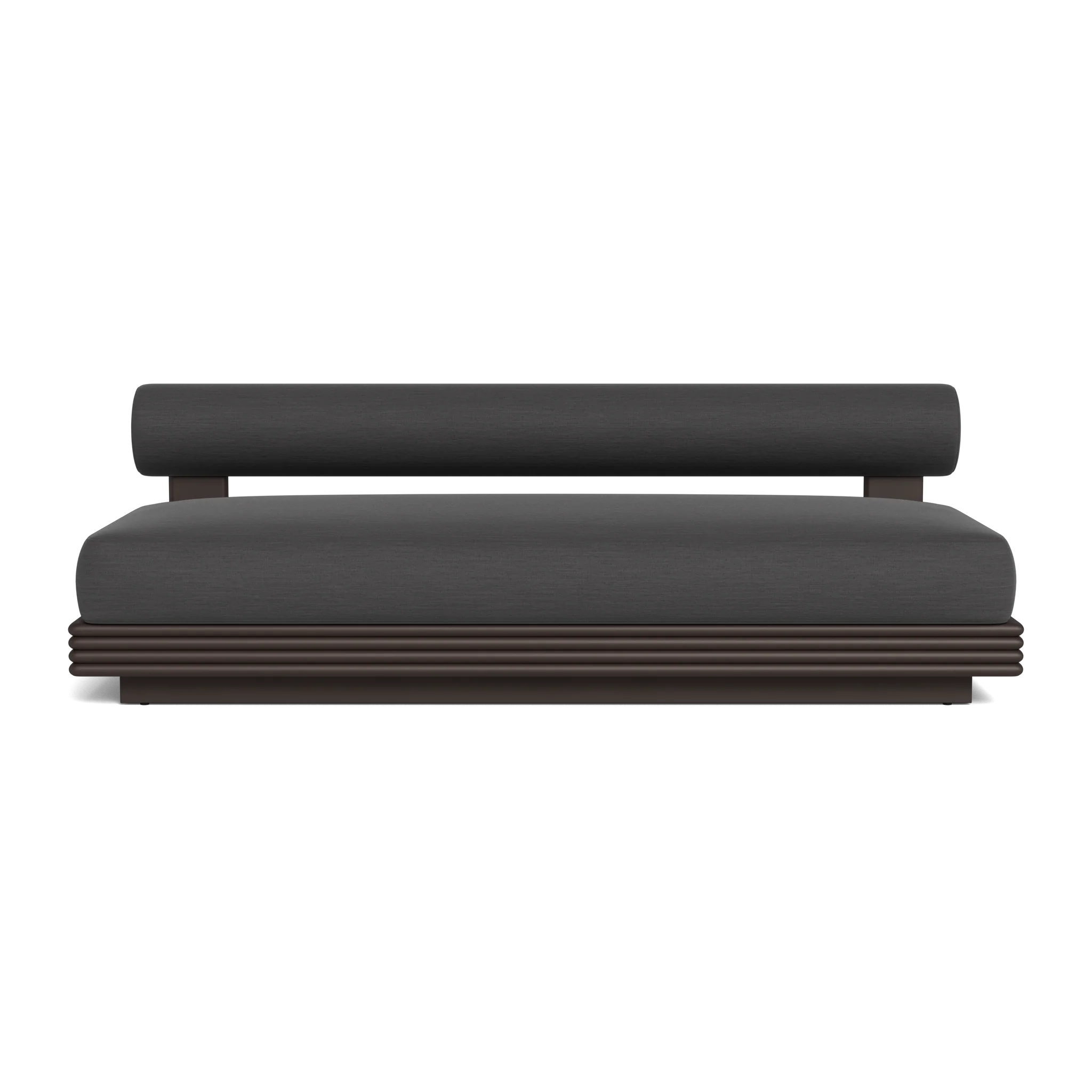 Collins Aluminum 2 Seat Armless Sofa - Image 59