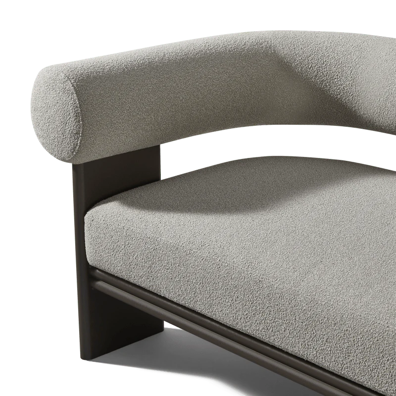 Collins Aluminum 2 Seat Sofa - Image 6