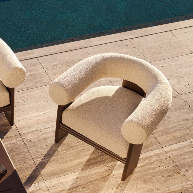Collins Aluminum Lounge Chair - Image 2