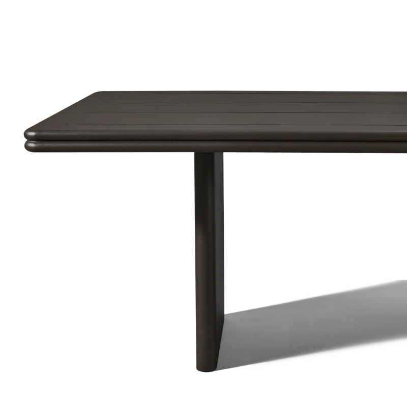 Collins Aluminum Rectangle Dining Table - Image 4