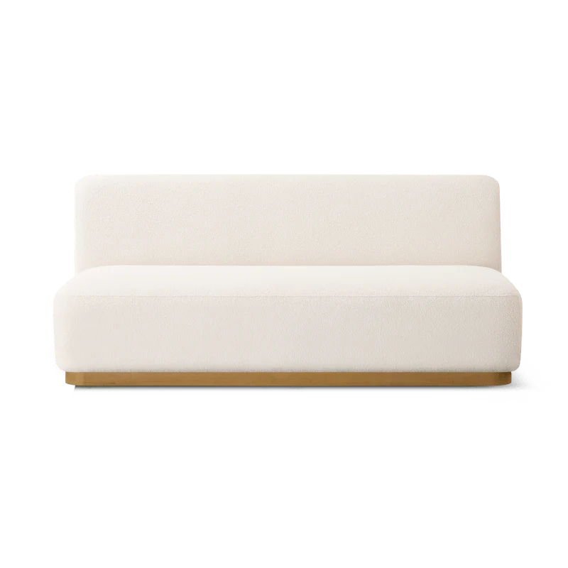 Como 2 Seat Armless Sofa