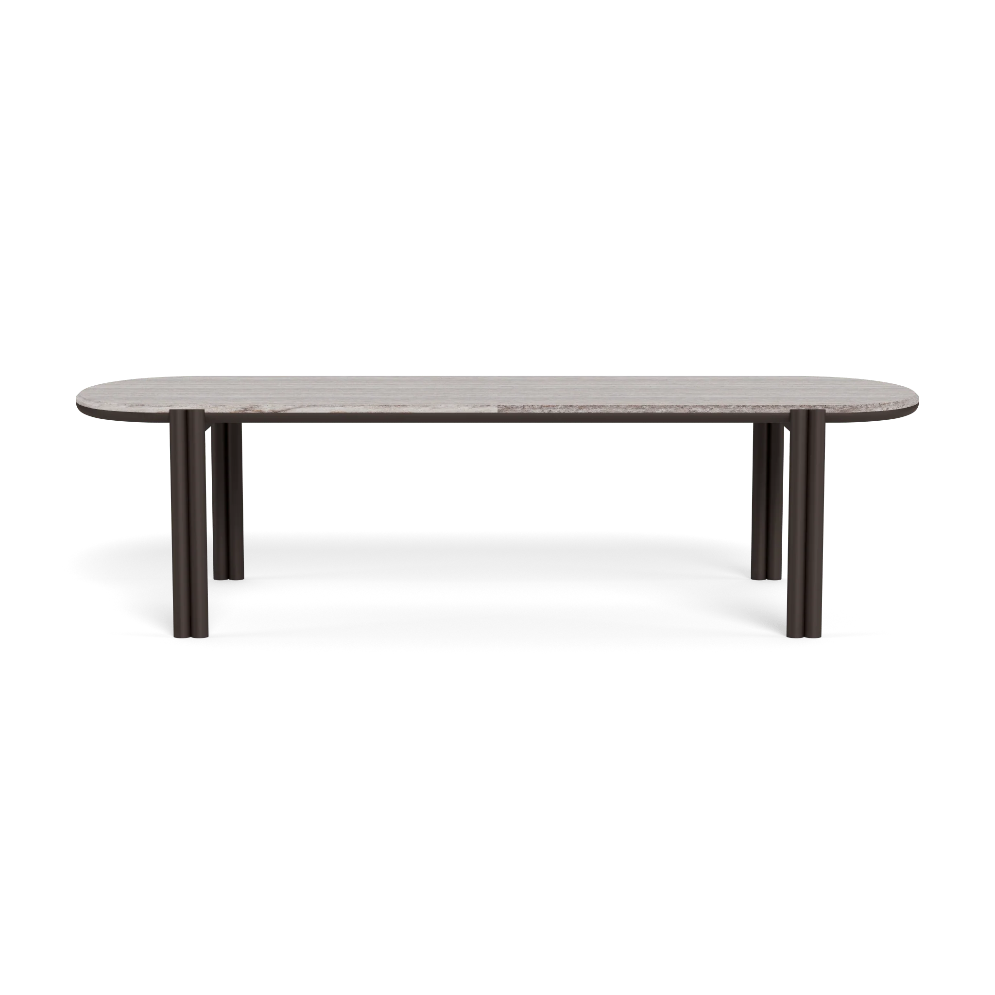 Cove Aluminum Pill Dining Table - Image 9