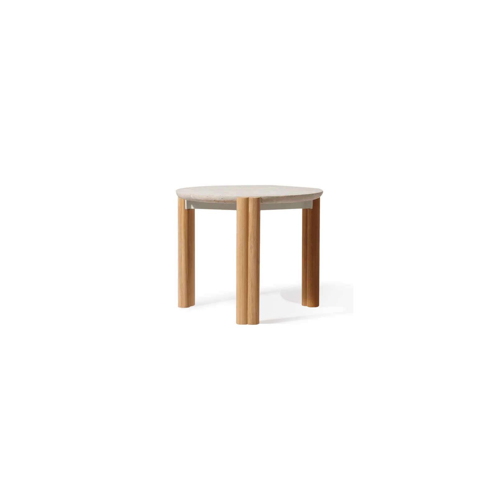 Cove Teak Round Side Table