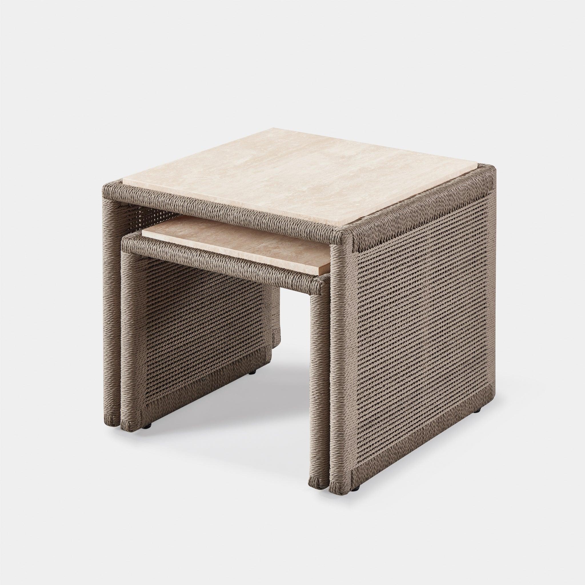 FORMENTERA NESTING SIDE TABLES - Image 10
