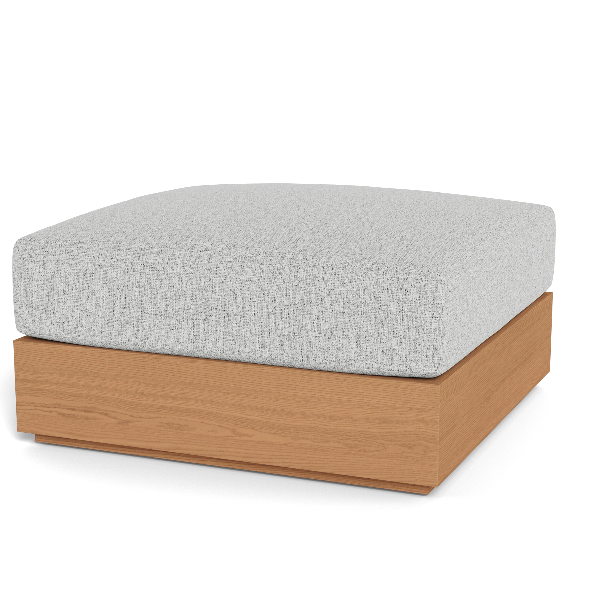 Hayman Teak Ottoman - Image 2