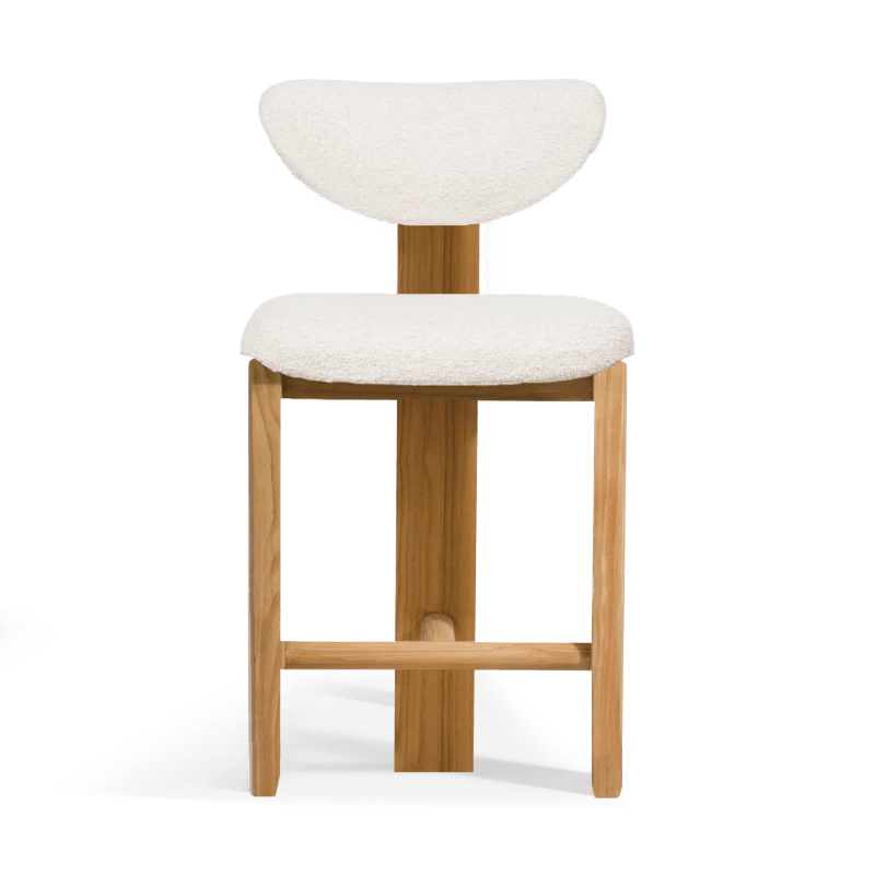 Lennon Upholstered Armless Counter Stool