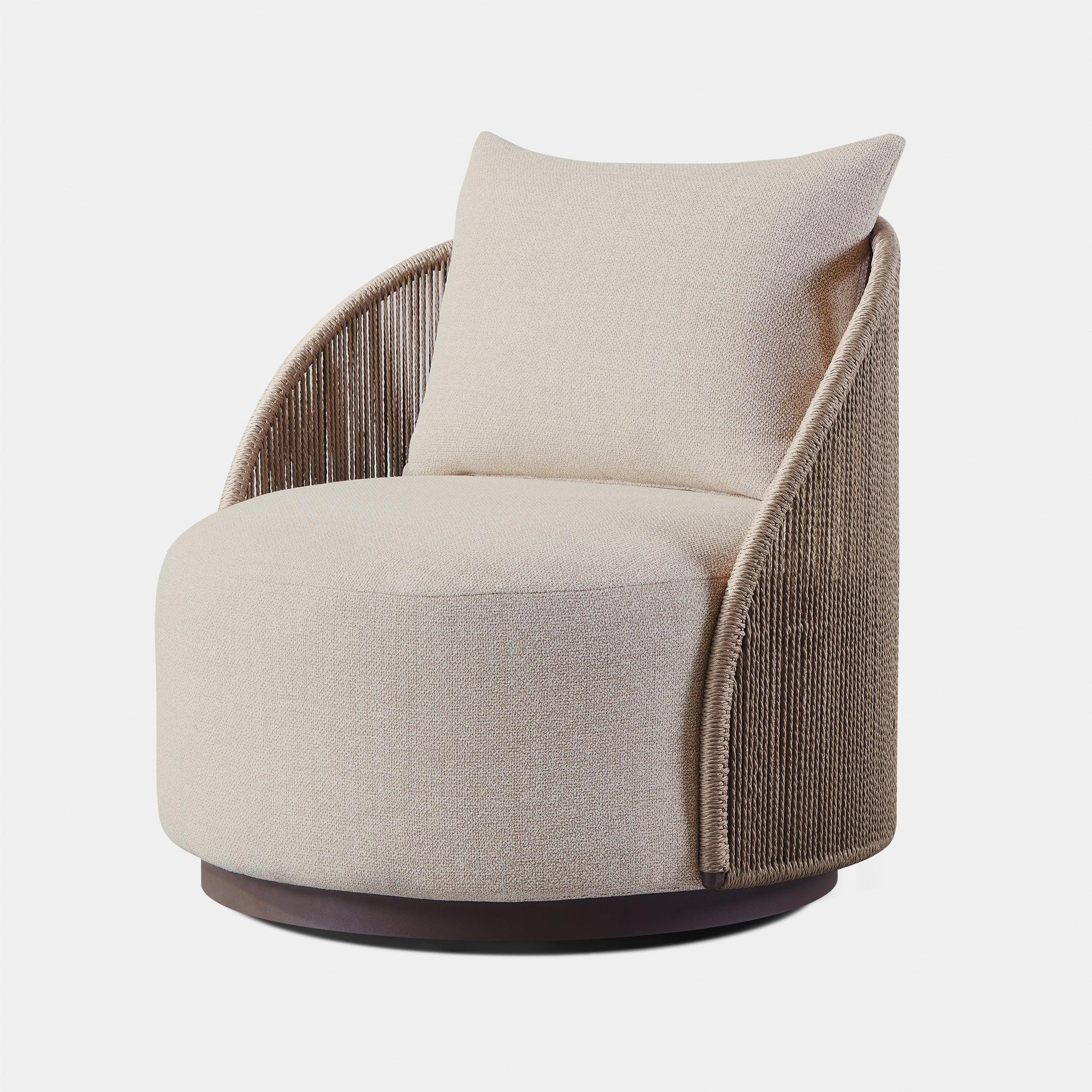 Milan Swivel Lounge Chair - Image 3