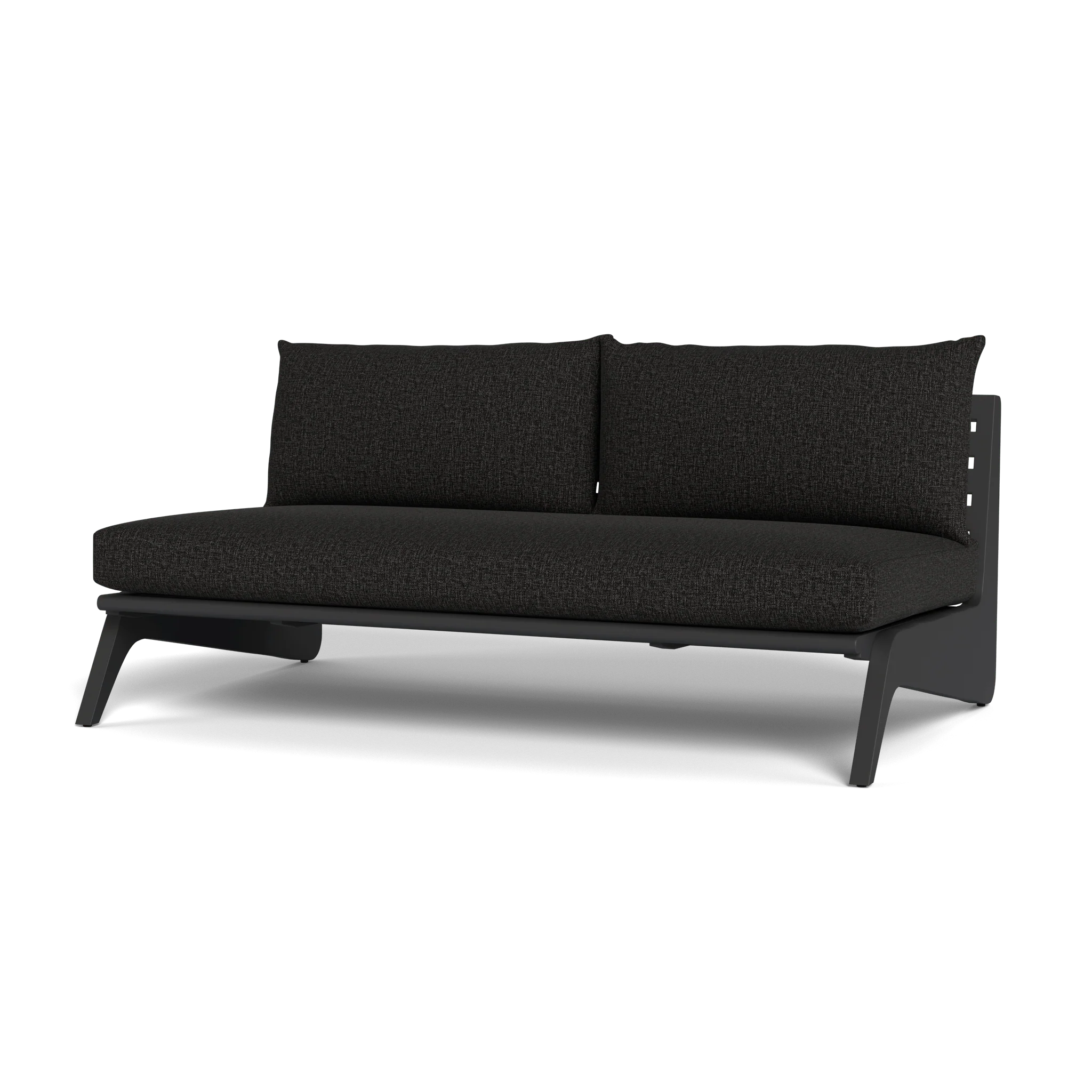 MLB Aluminum 2 Seat Armless Sofa - Image 2