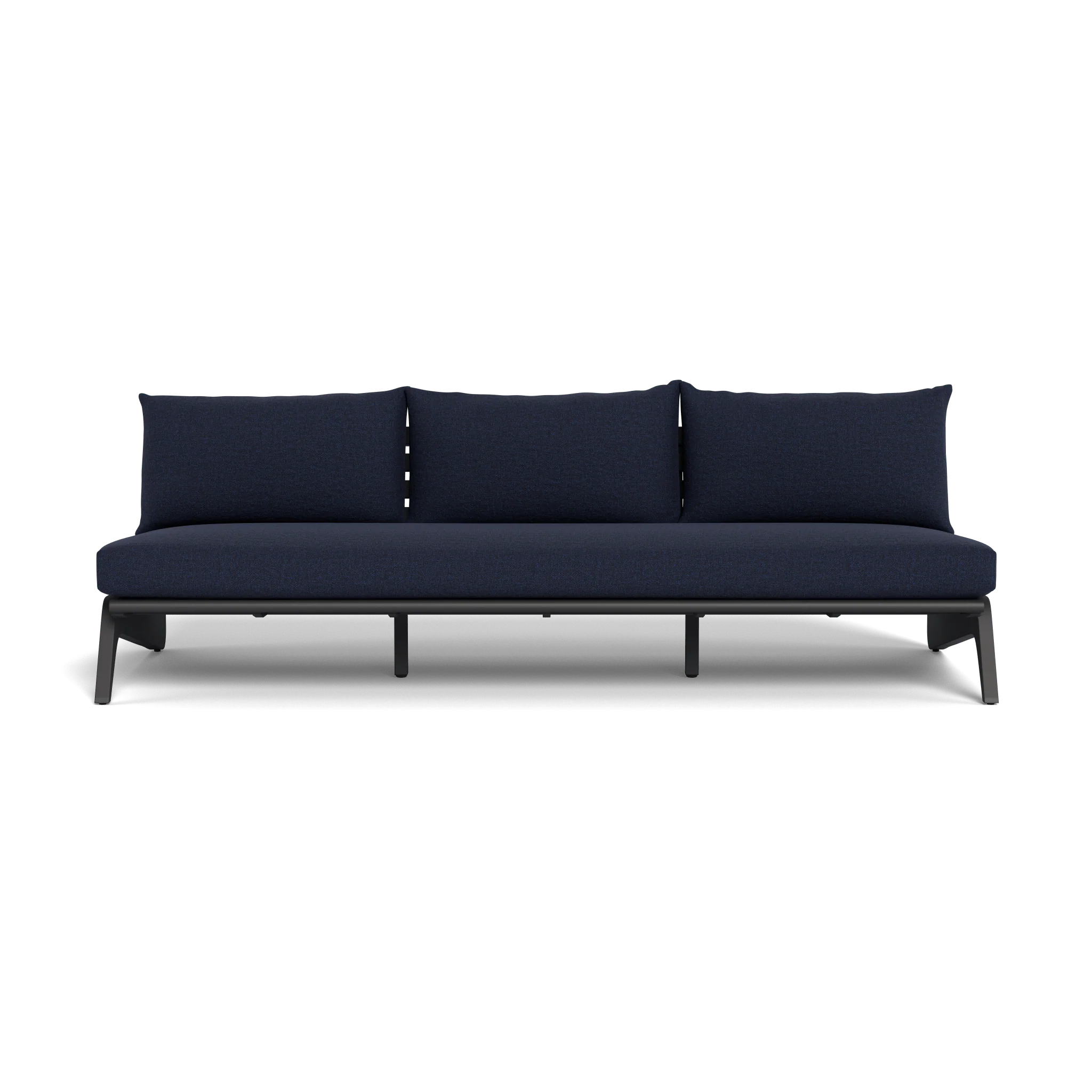 MLB Aluminum 3 Seat Armless Sofa - Image 15