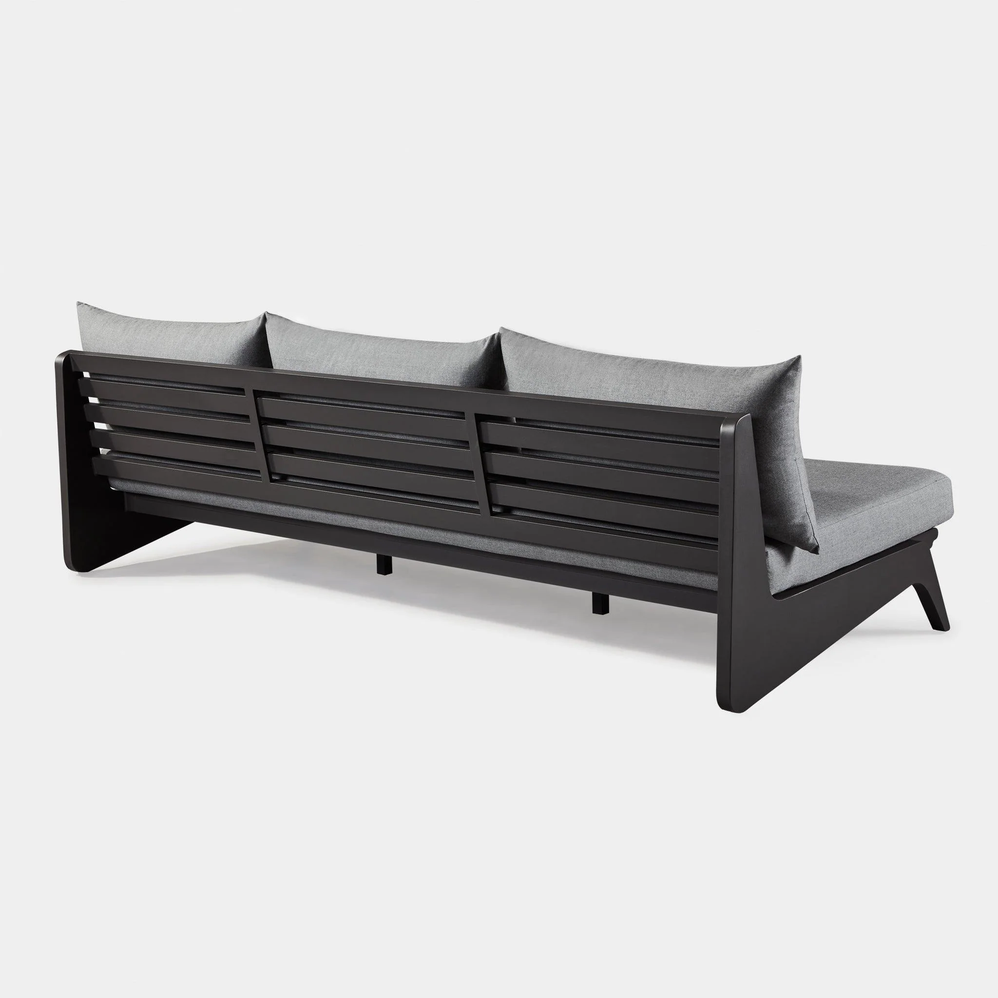 MLB Aluminum 3 Seat Armless Sofa - Image 9