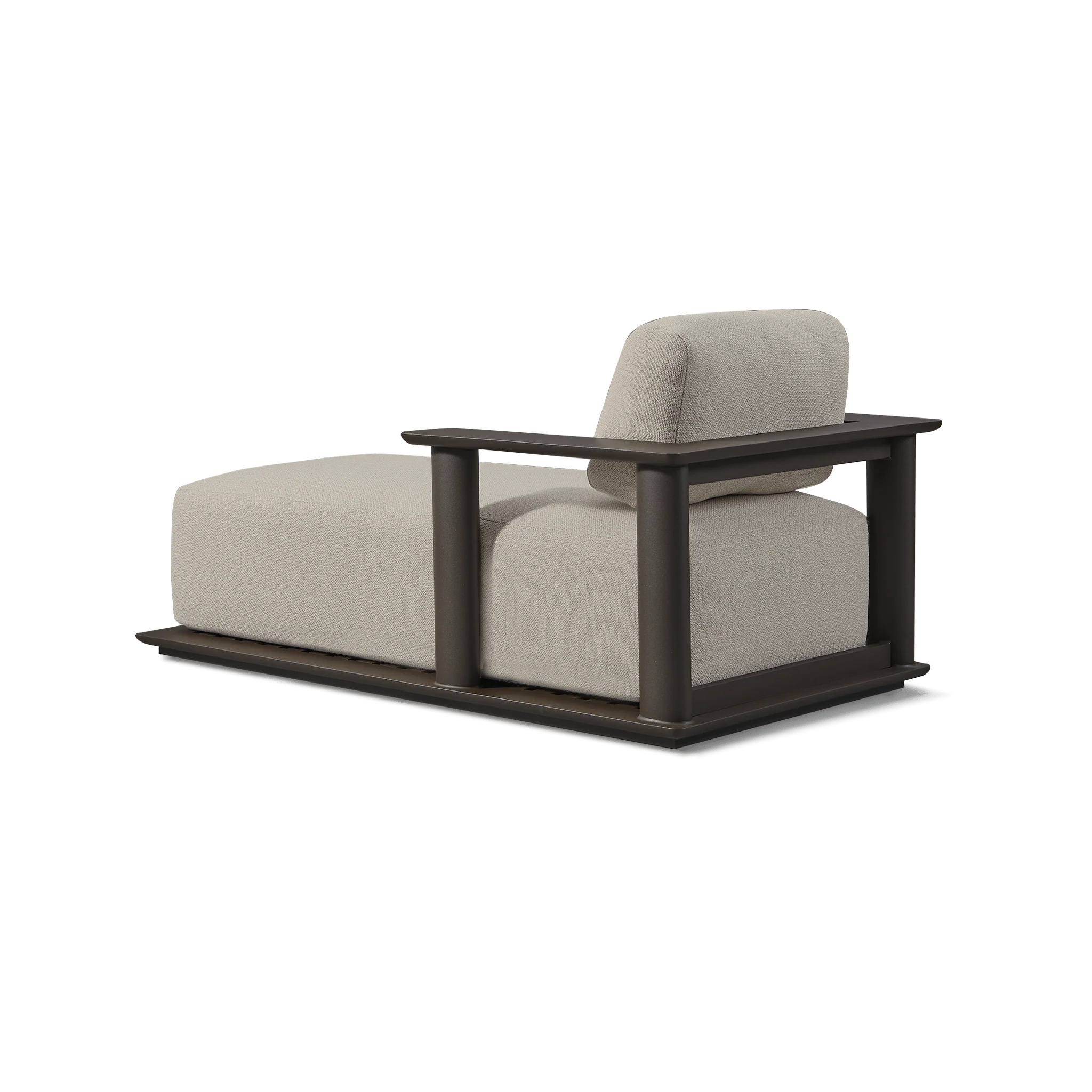 Newport Aluminium Fixed Chaise - Image 4