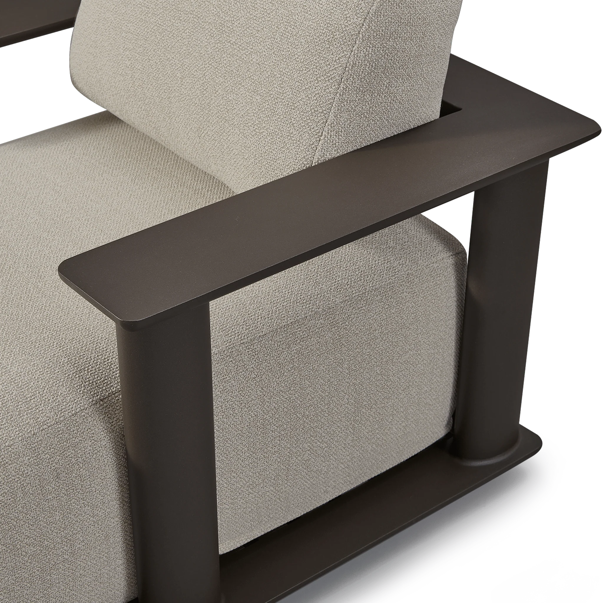 Newport Aluminium Fixed Chaise - Image 5