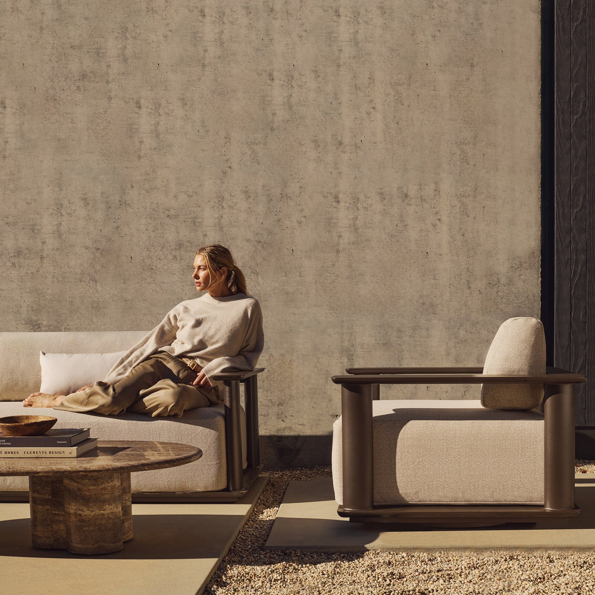 Newport Aluminium Sofa 108" - Image 9