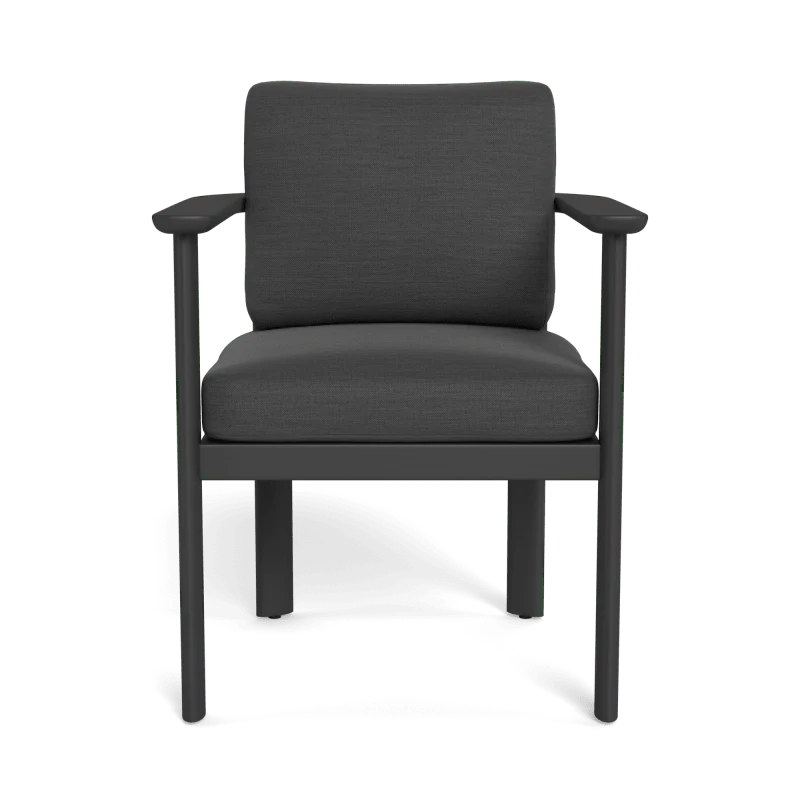 Newport Aluminum Barrel Dining Chair - Image 12