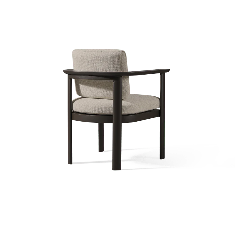 Newport Aluminum Barrel Dining Chair - Image 5