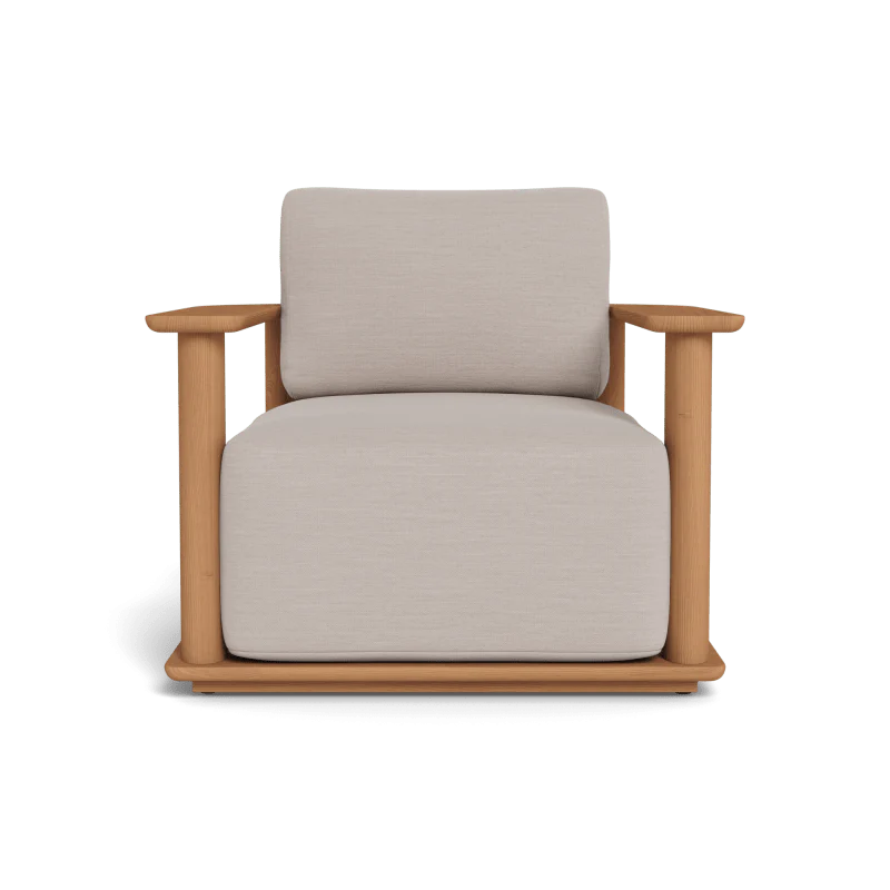 Newport Teak Barrel Lounge Chair - Image 9