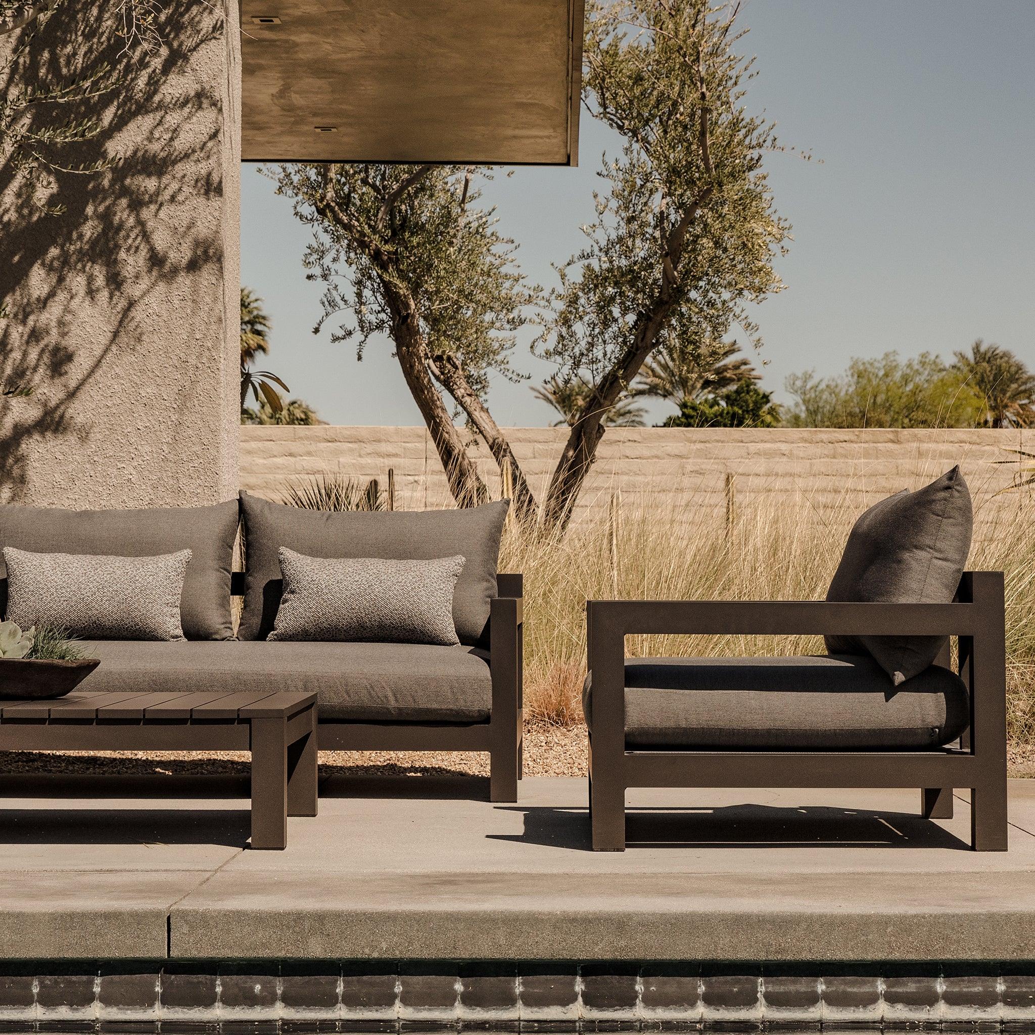 Pacific Aluminum 3 Seat Sofa - Image 6