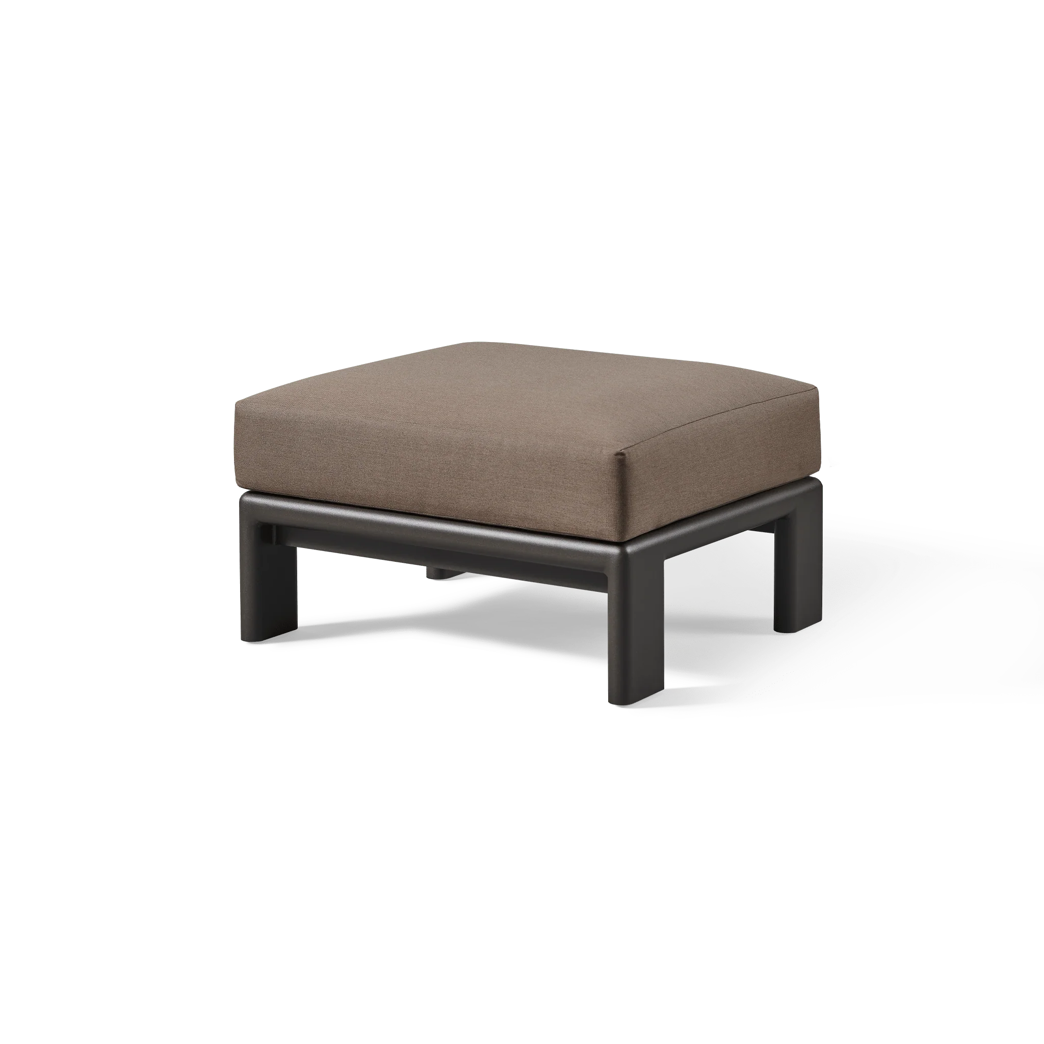 Palm Beach Aluminium Ottoman - Image 2