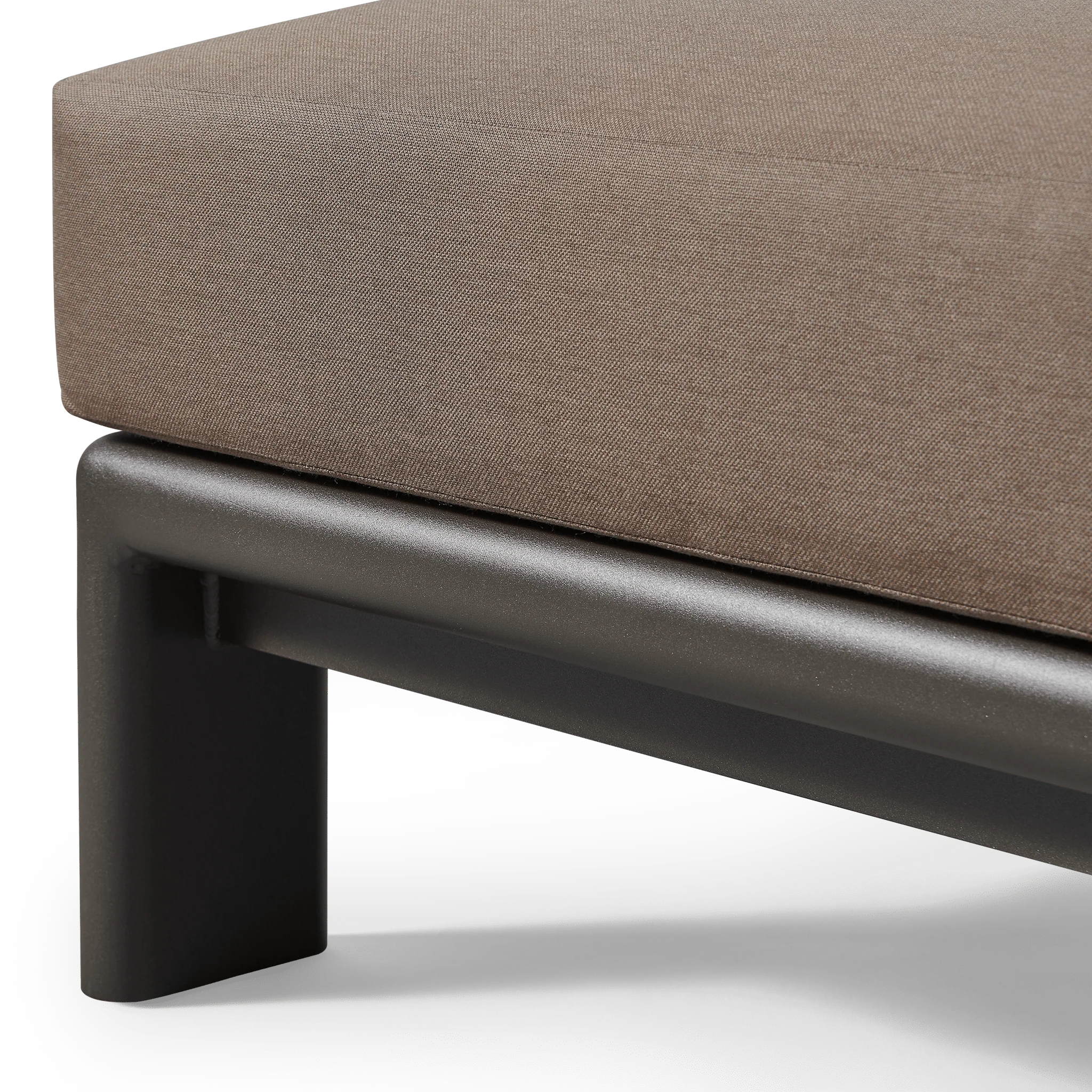 Palm Beach Aluminium Ottoman - Image 5
