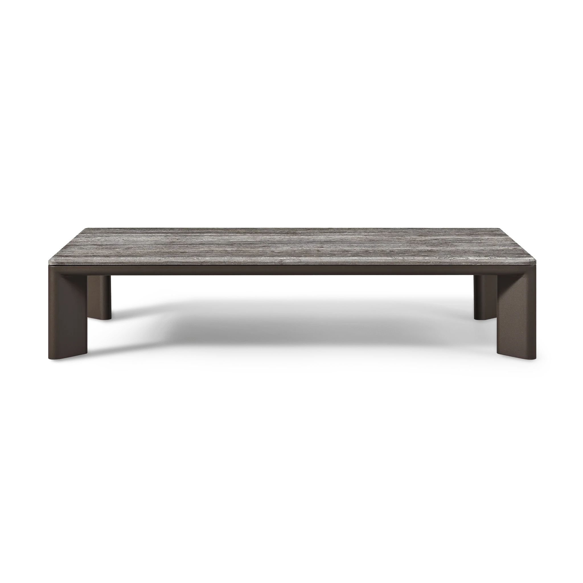 Palm Beach Aluminium Rectangle Coffee Table