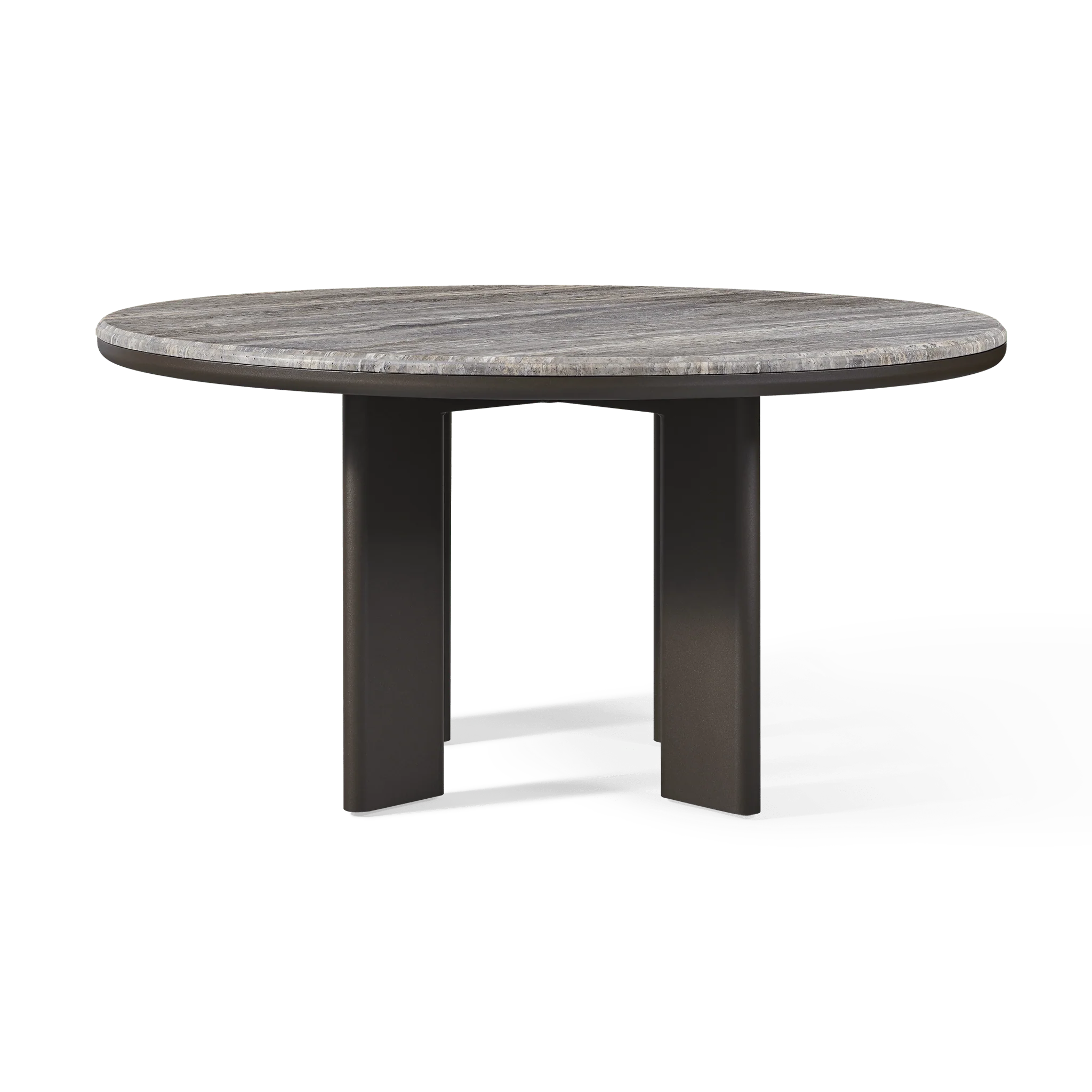 Palm Beach Aluminium Round Dining Table 60"