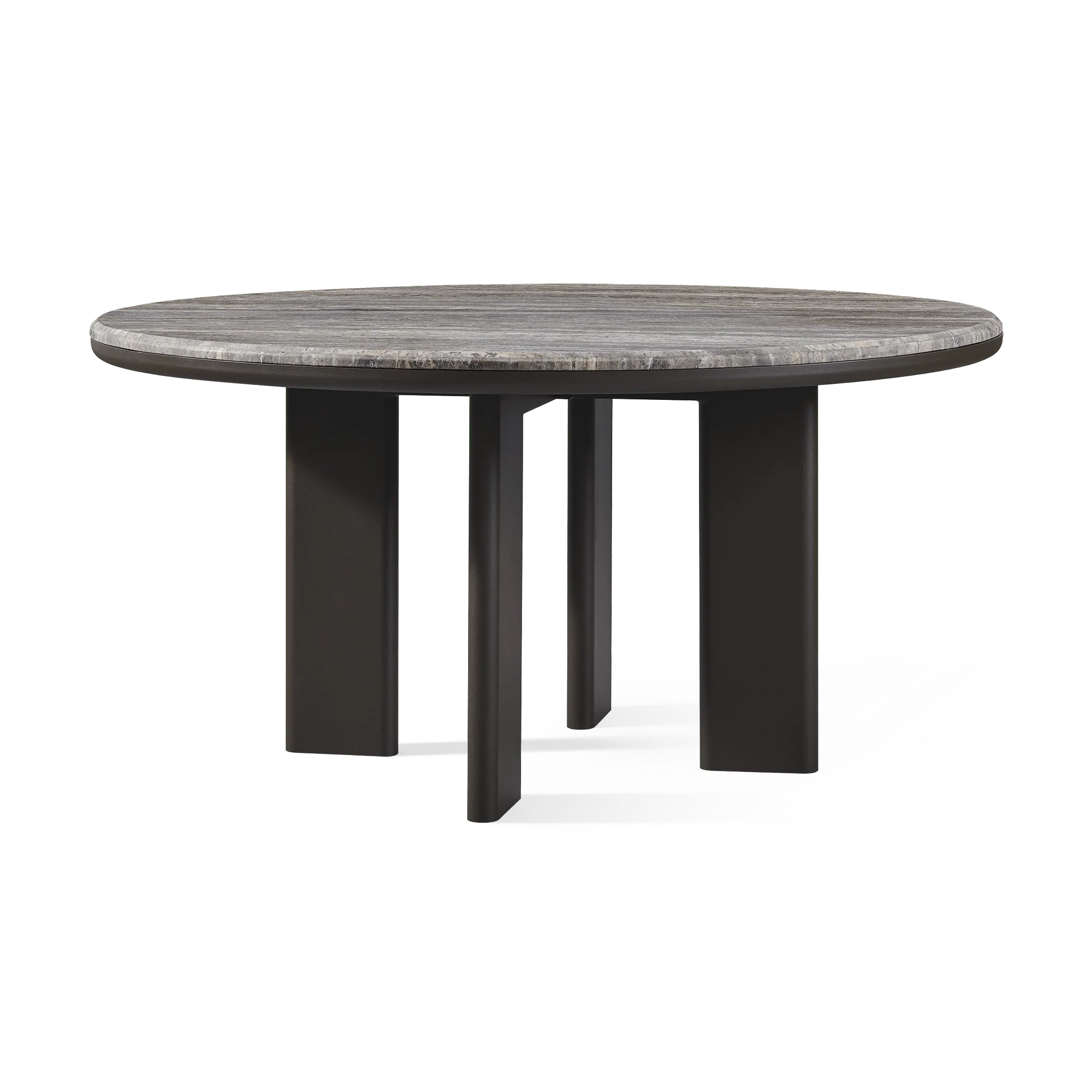 Palm Beach Aluminium Round Dining Table 60" - Image 2