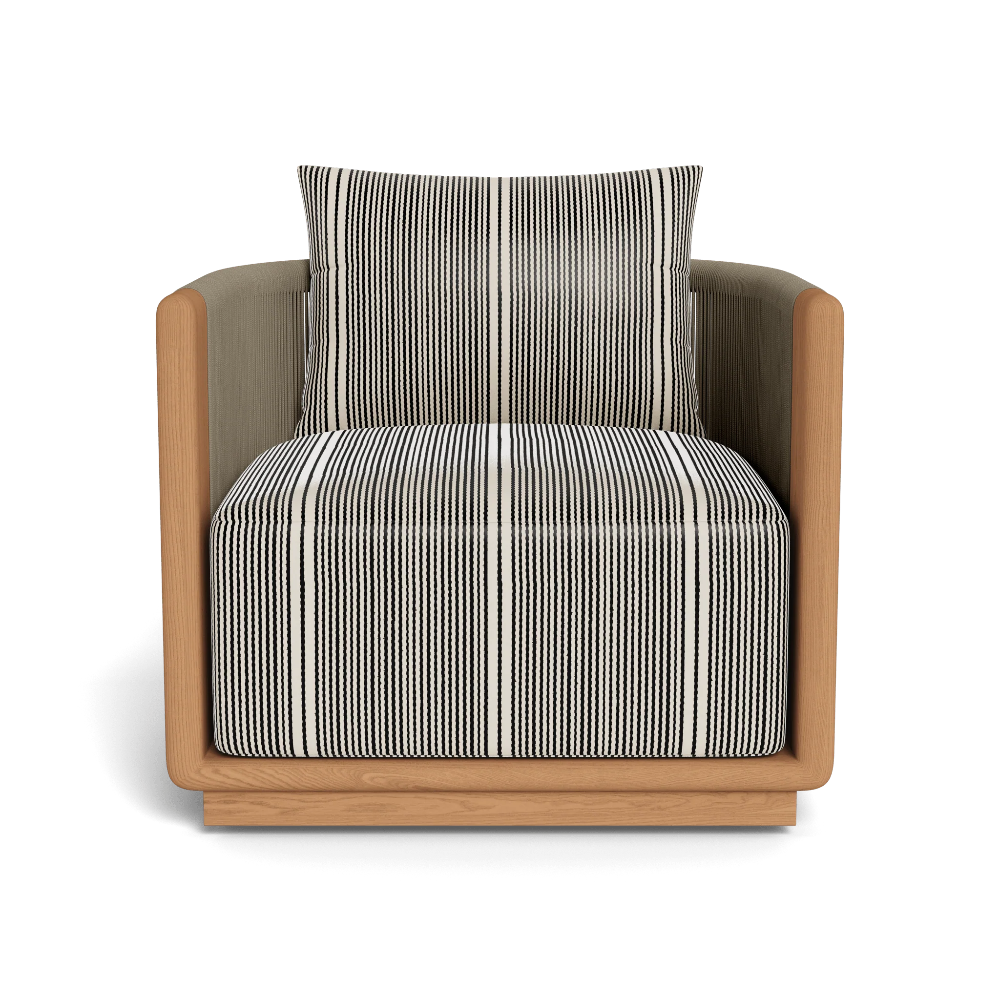 Palm Beach Teak Swivel Lounge Chair - Image 17