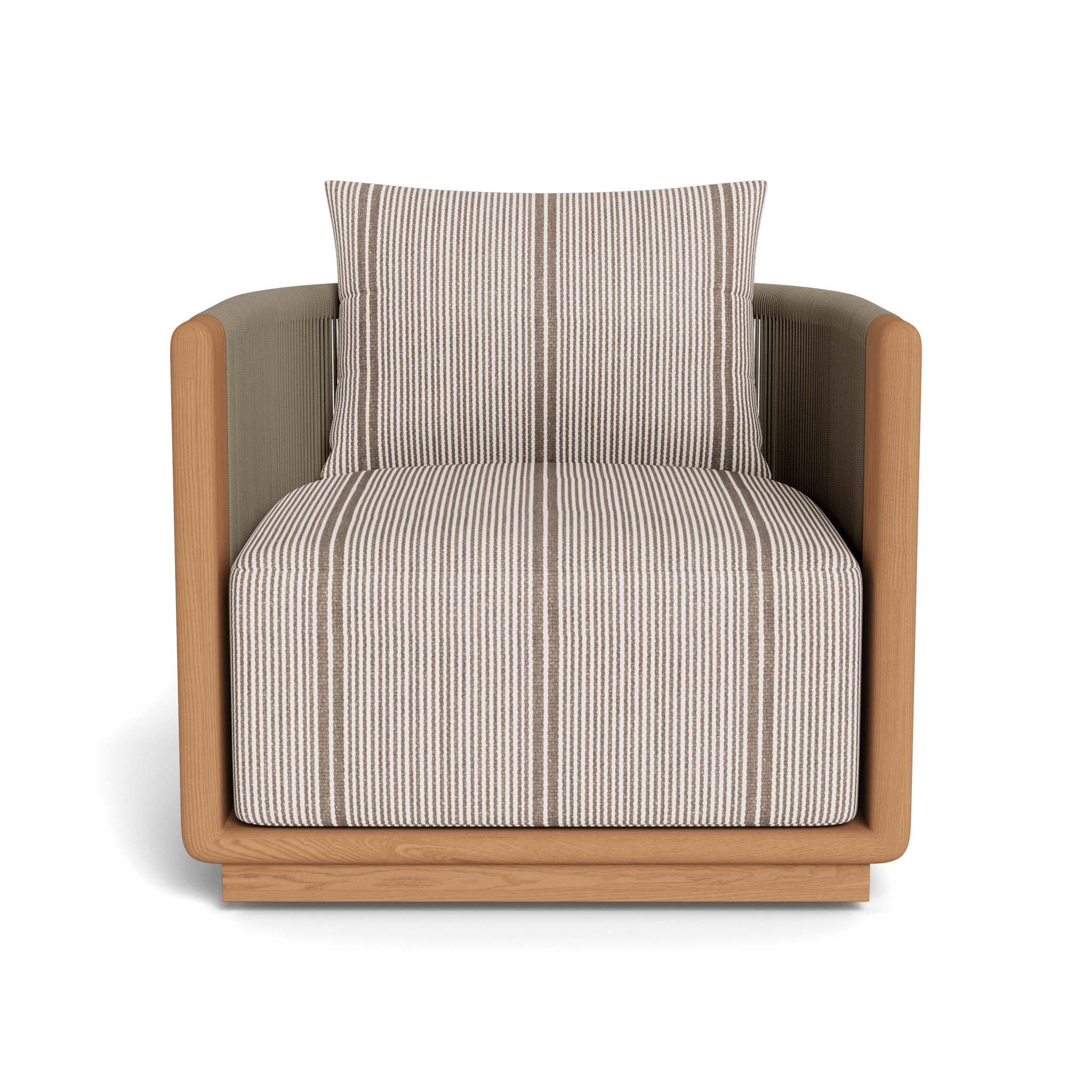 Palm Beach Teak Swivel Lounge Chair - Image 18