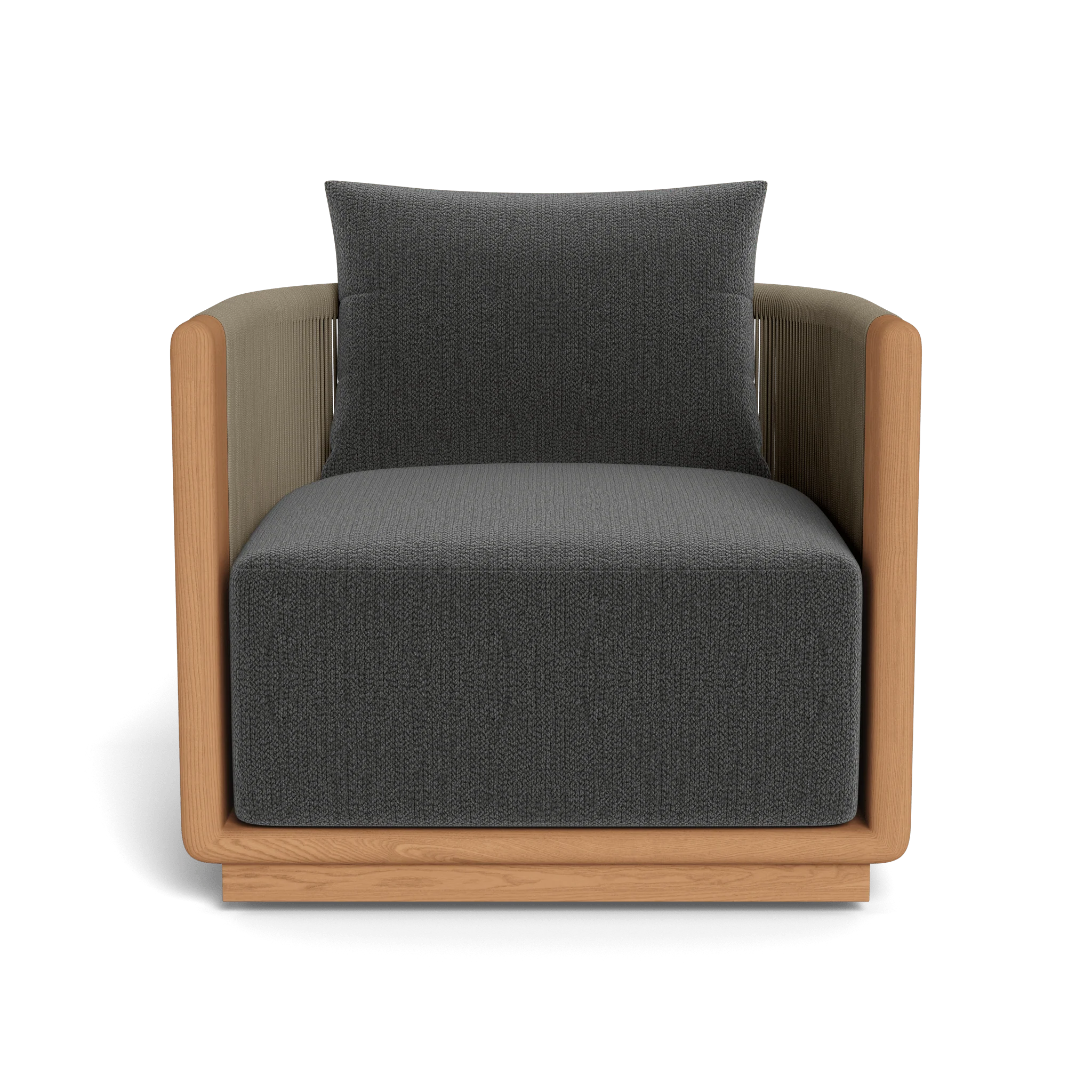 Palm Beach Teak Swivel Lounge Chair - Image 20