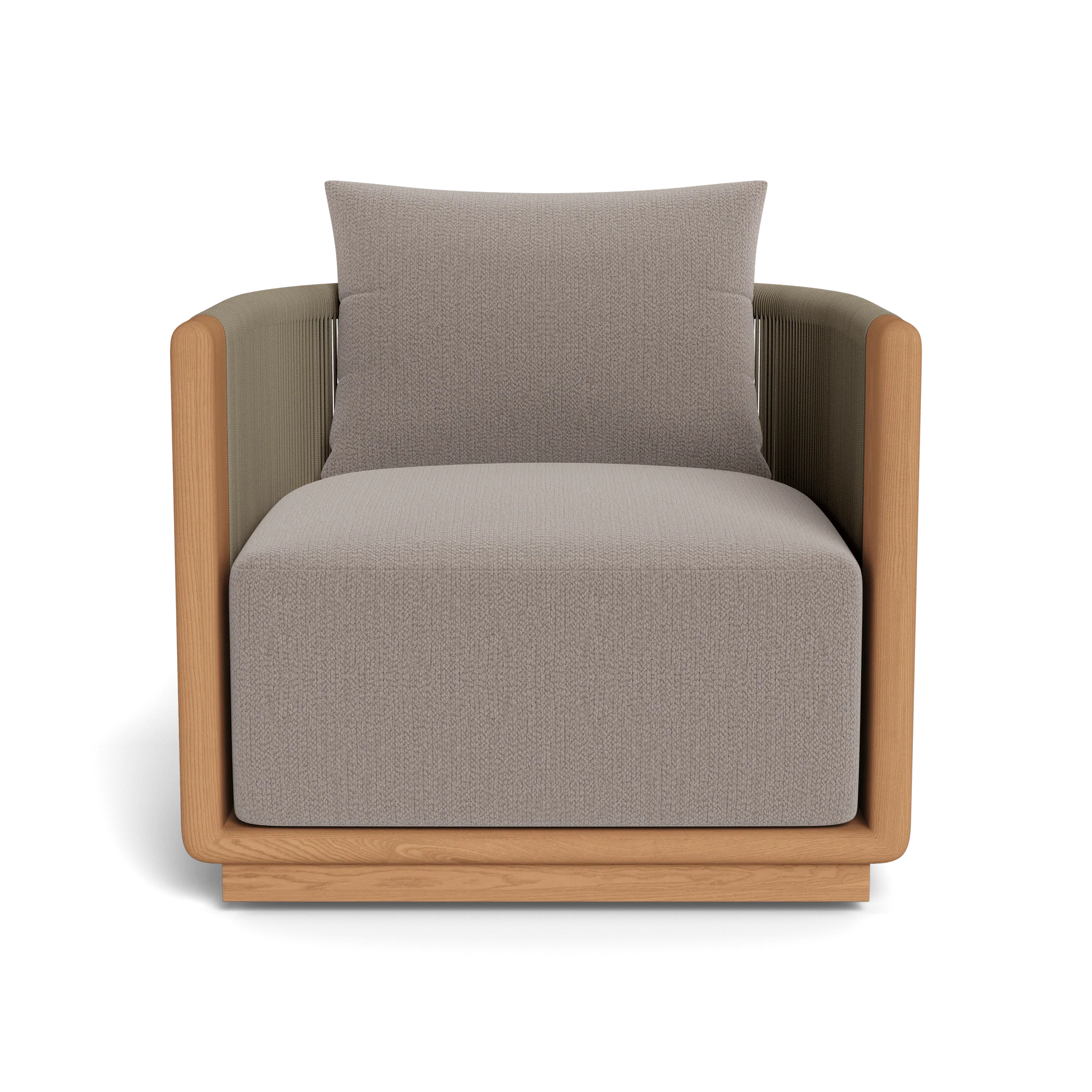 Palm Beach Teak Swivel Lounge Chair - Image 21
