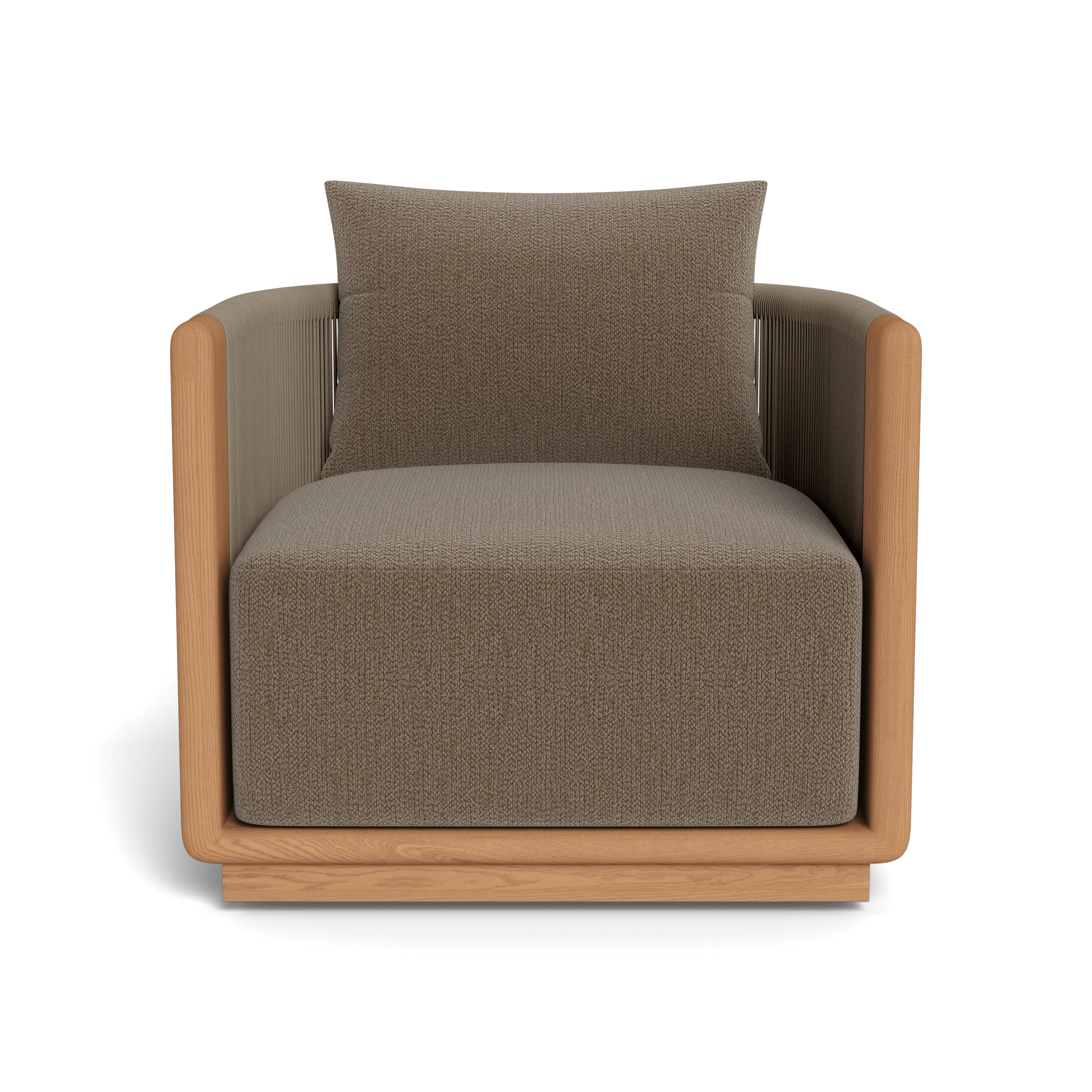 Palm Beach Teak Swivel Lounge Chair - Image 22
