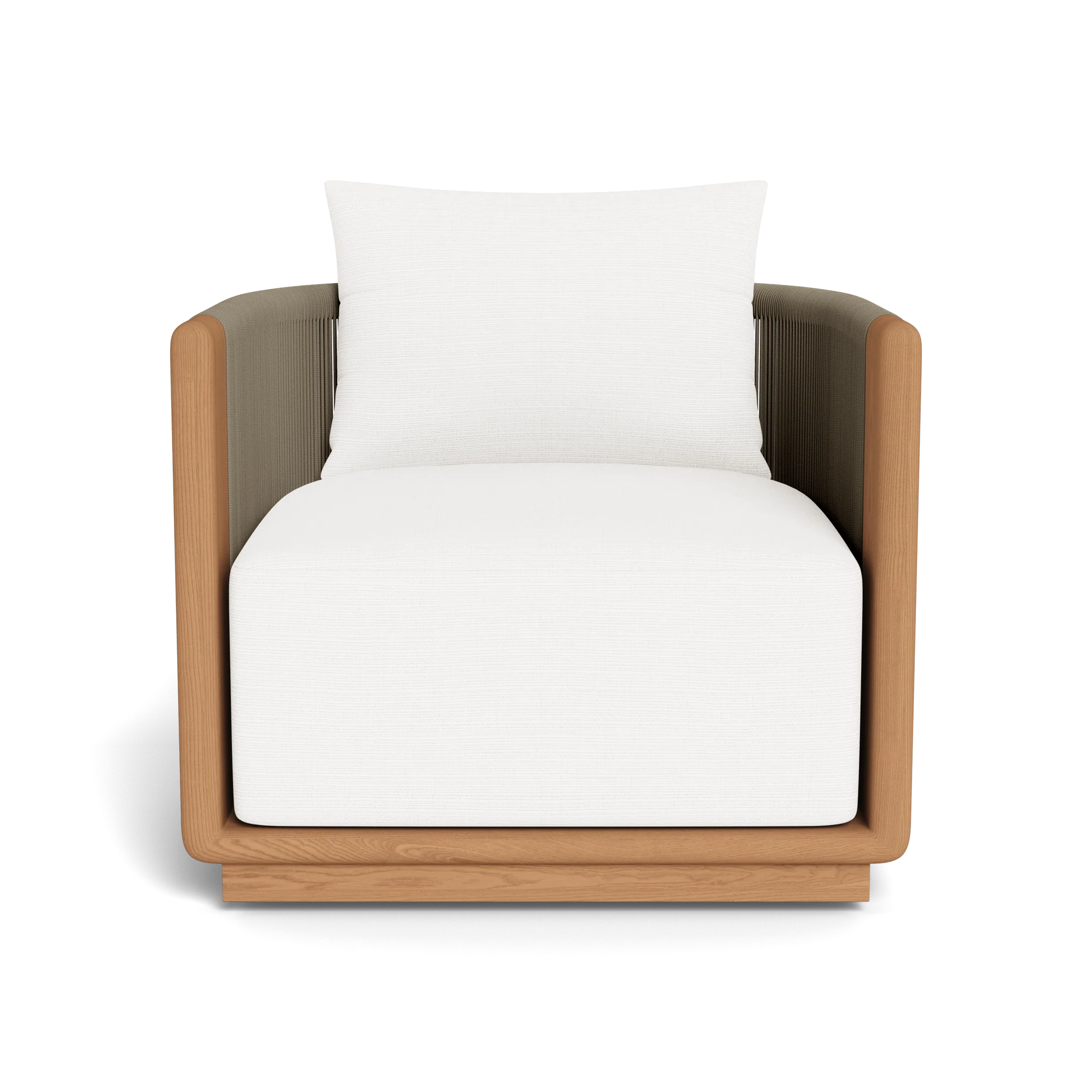 Palm Beach Teak Swivel Lounge Chair - Image 25