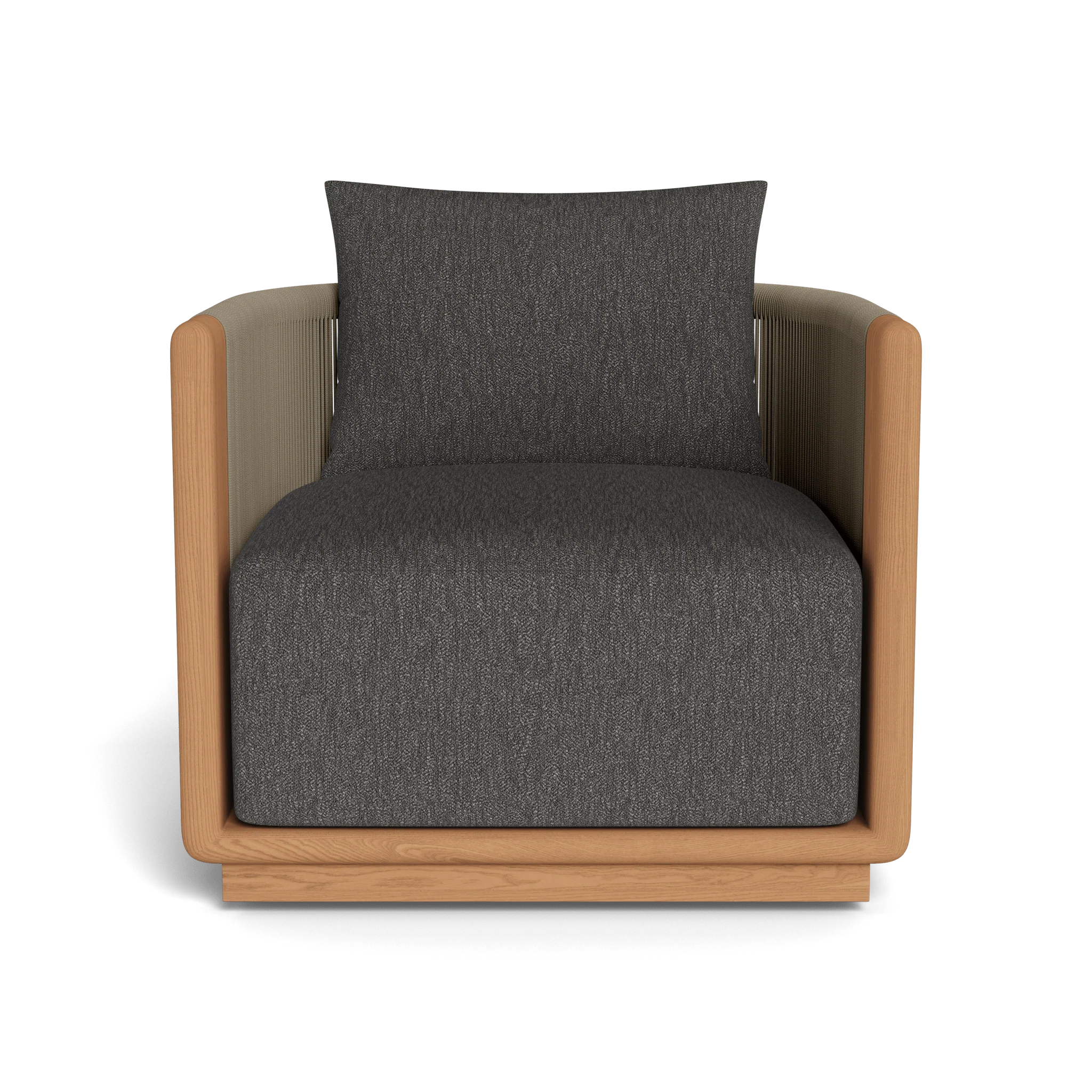 Palm Beach Teak Swivel Lounge Chair - Image 32