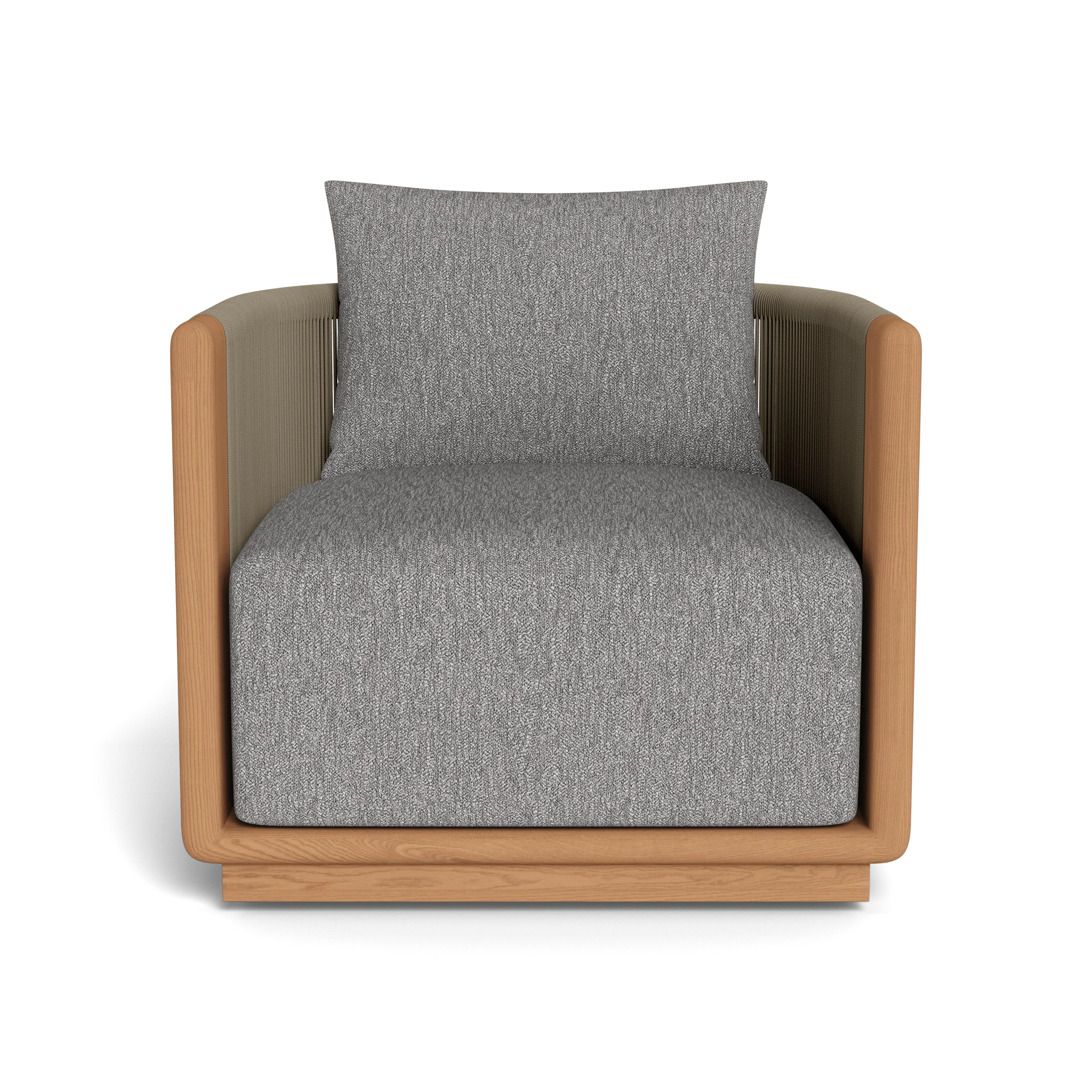 Palm Beach Teak Swivel Lounge Chair - Image 36