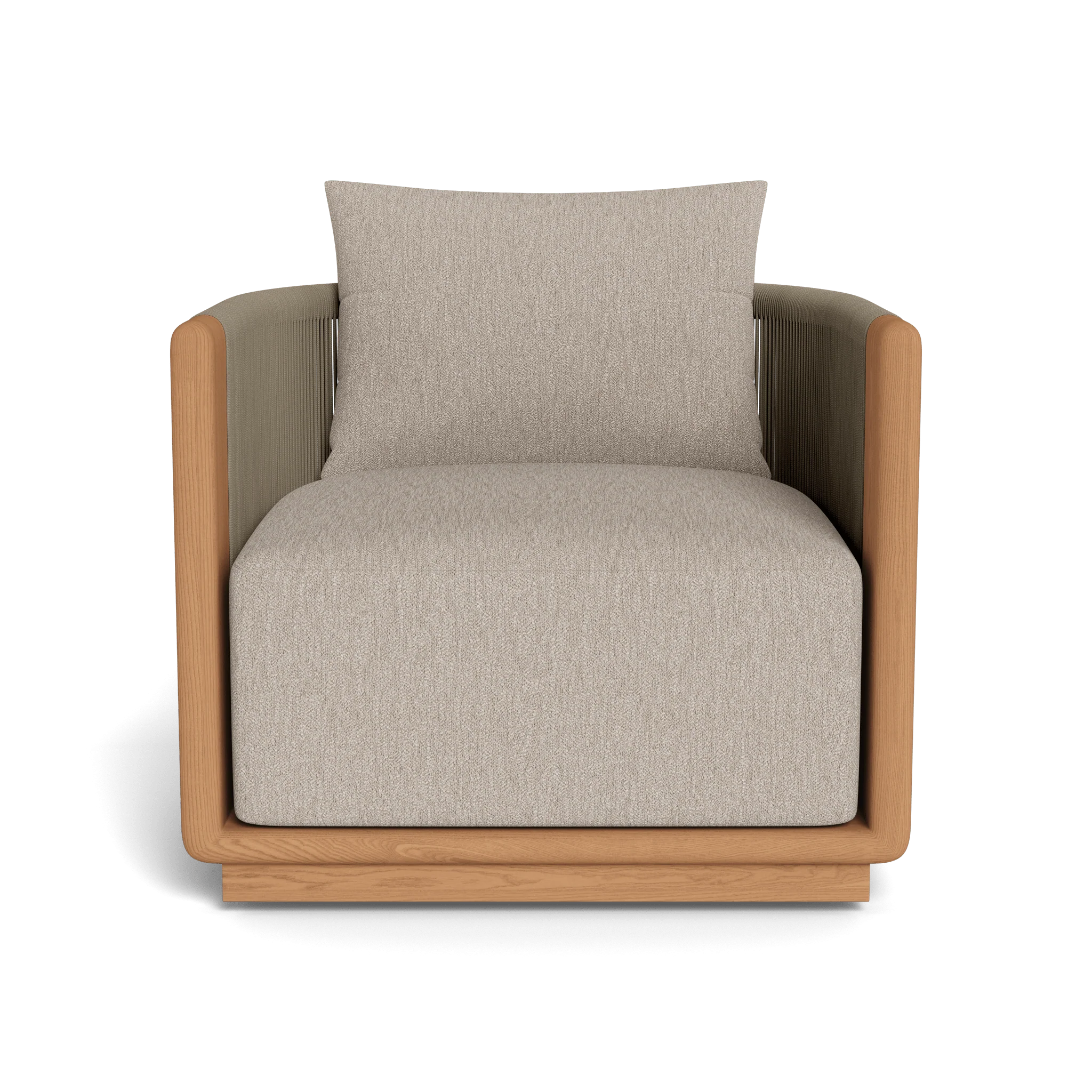 Palm Beach Teak Swivel Lounge Chair - Image 42